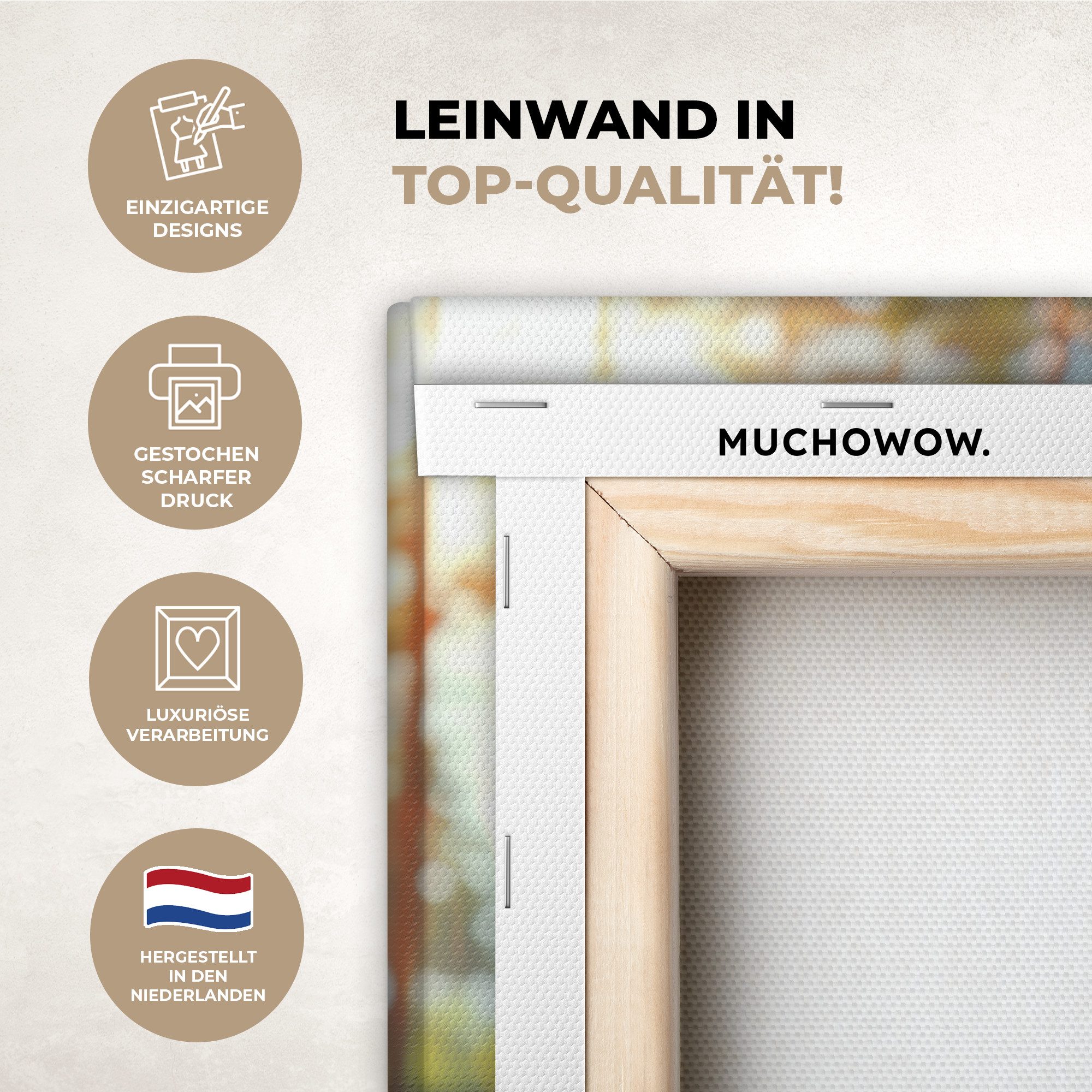 OneMillionCanvasses® Leinwandbild Biber - Tier - günstig online kaufen