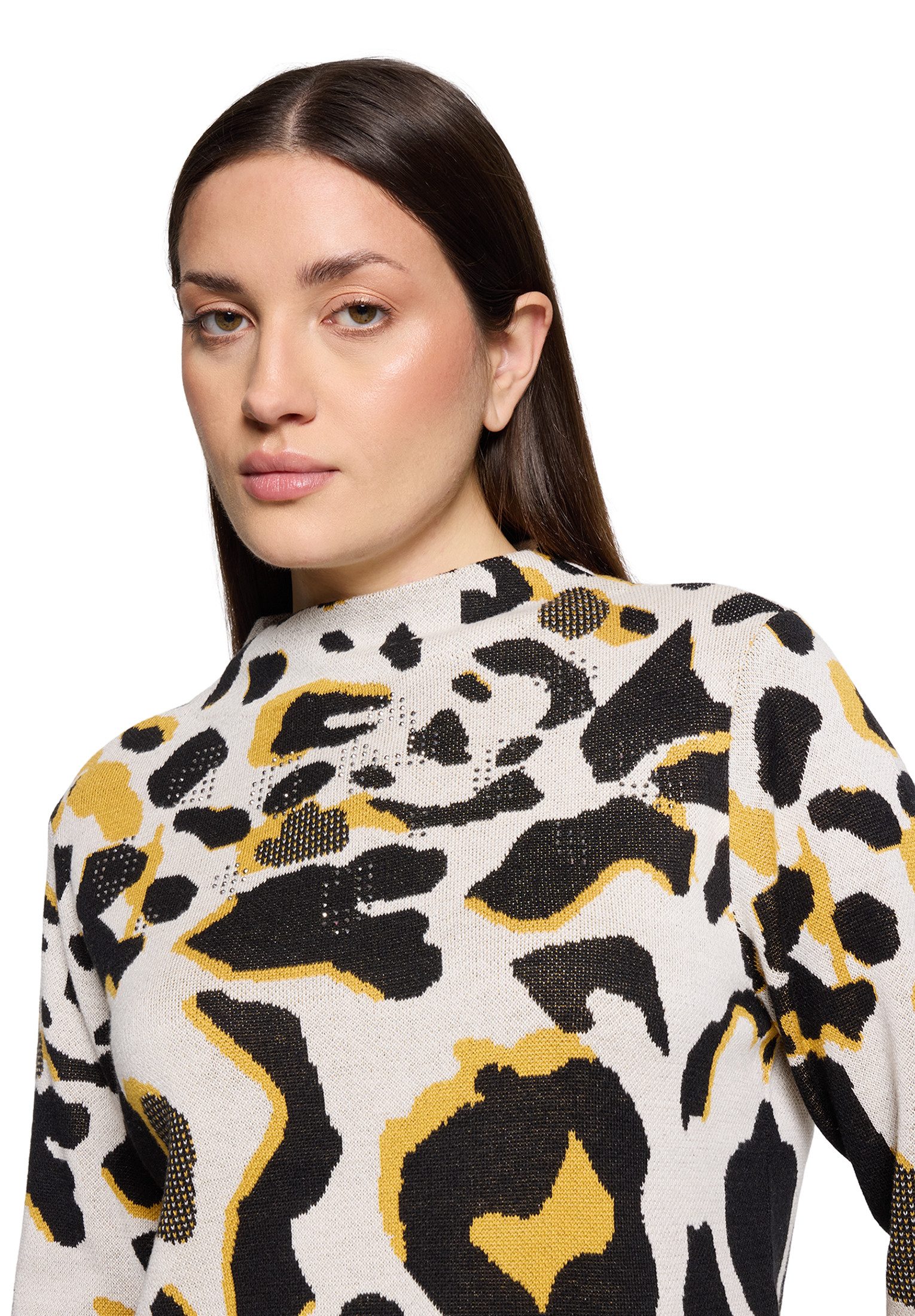 Betty Barclay Strickpullover Damen mit Jacquard (1-tlg)