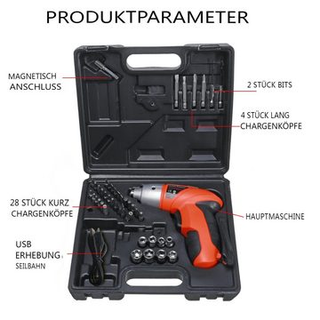 Insma Schraubendreher, Elektrische Schraubenzieher Handbohrer-Stecknuss-Satz