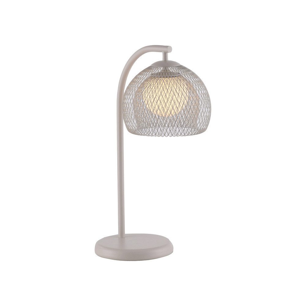 SCHÖNER WOHNEN-Kollektion LED Tischleuchte LED Tischlampe MESH Glasschirm Metallgehäuse Mesh, 1x G9 10W max., Glasschirm Metallgehäuse Mesh