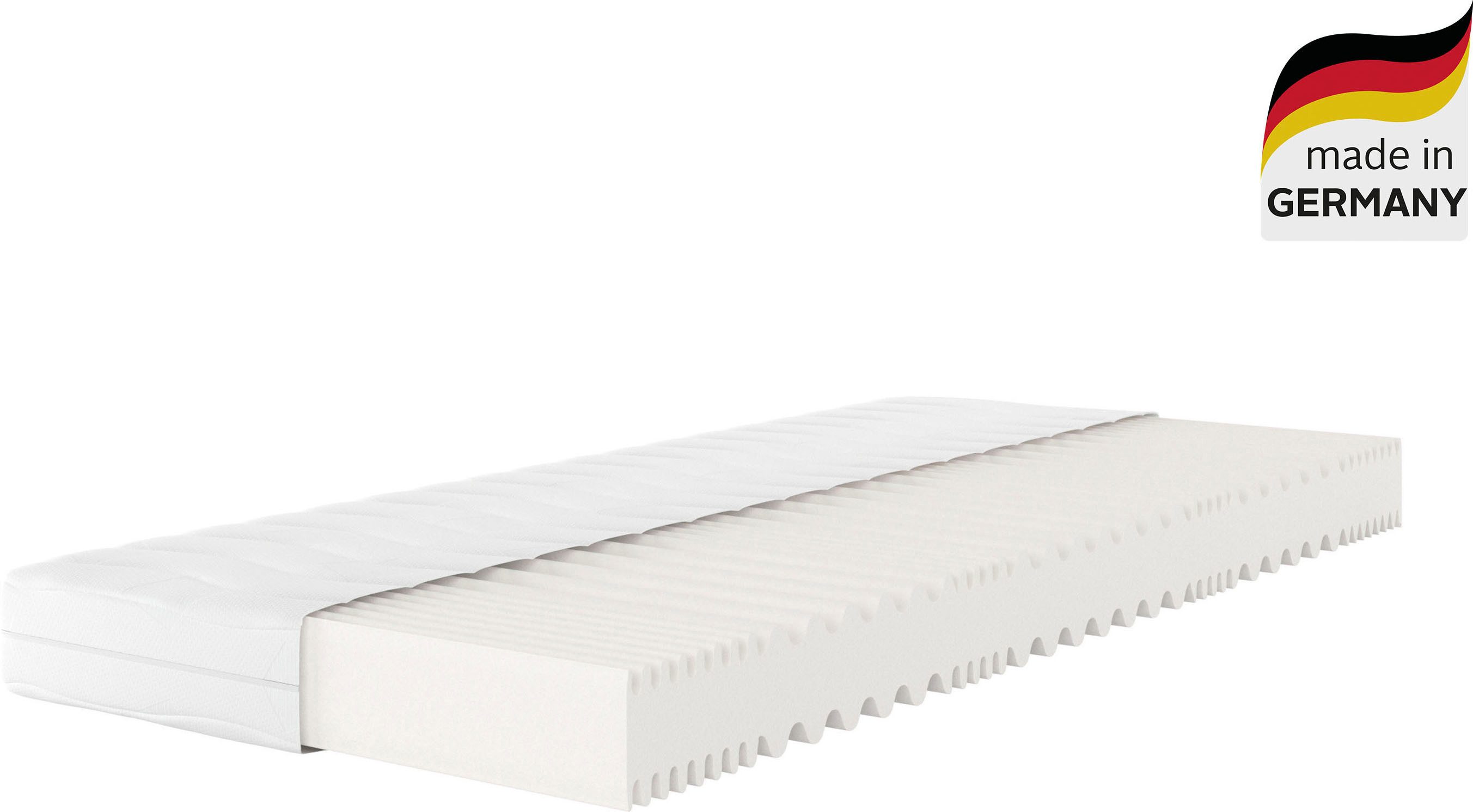 Komfortschaummatratze Essentials, 7-Zonen Matratze 90x200, 140x200 cm & weitere Größen, Älgdröm, 16 cm hoch, Matratzen, ergonomisch, atmungsaktiv