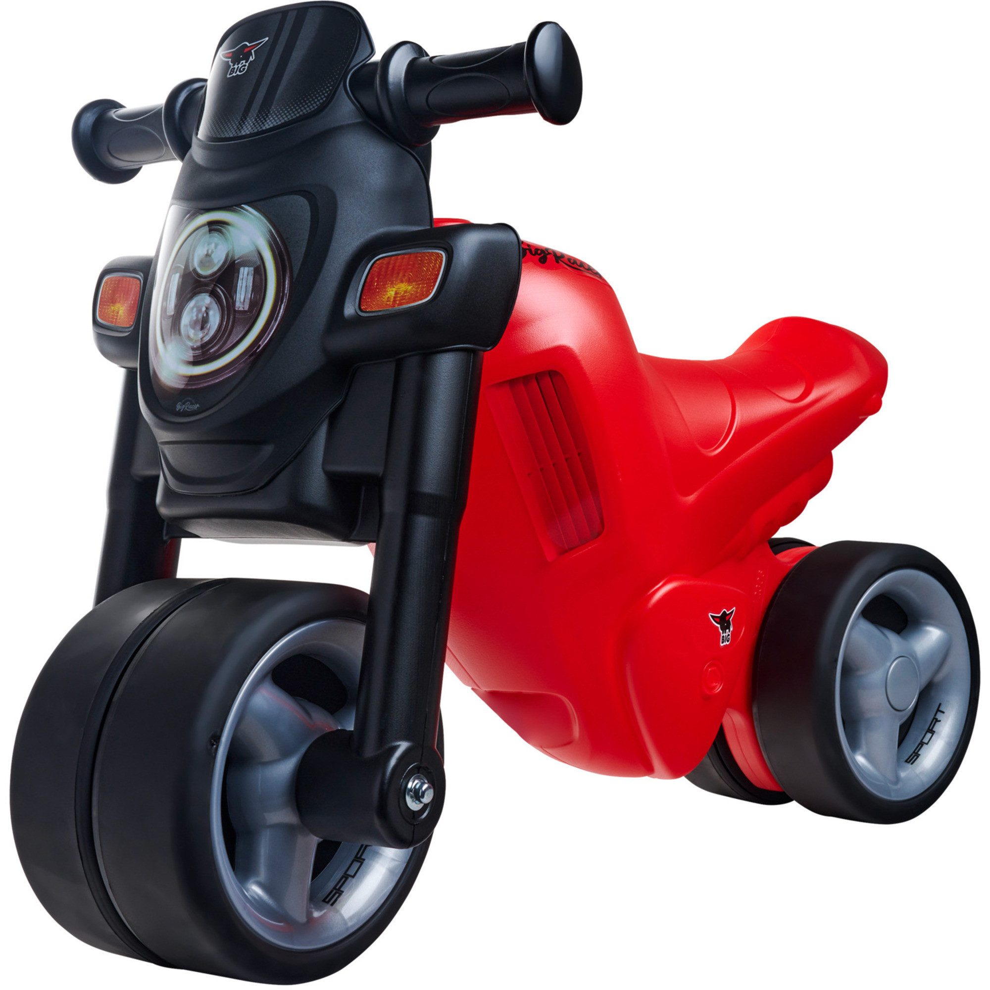 BIG Tretfahrzeug BIG Sport Bike Laufrad Rot