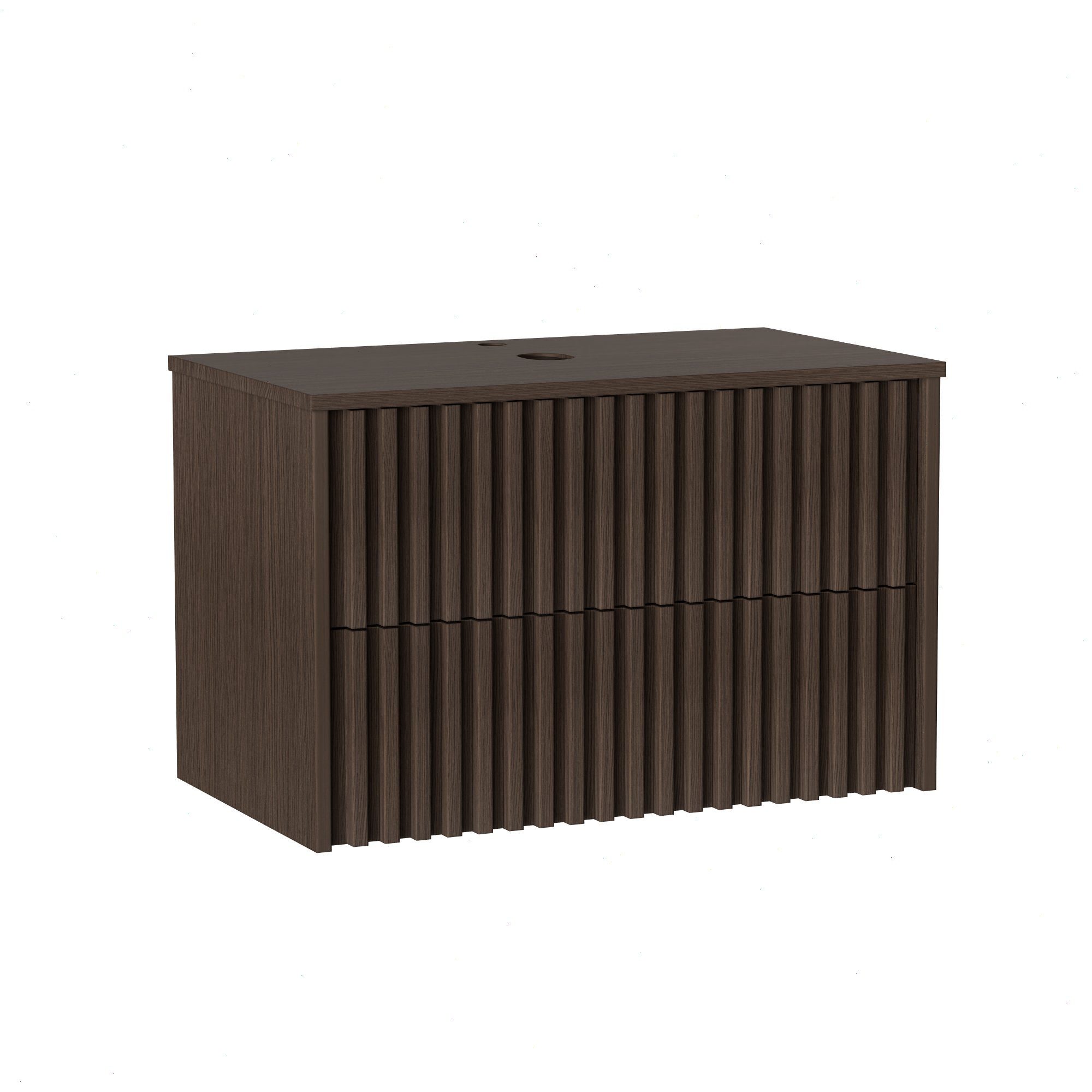 UEV Unterschrank Waschbeckenunterschrank Hängeschrank Badezimmerschrank Wandschrank (Badmöbel, Badezimmmer Schrank) Soft-close Schubladen,Waschbeckenunterschrank mit 2 Schubladen