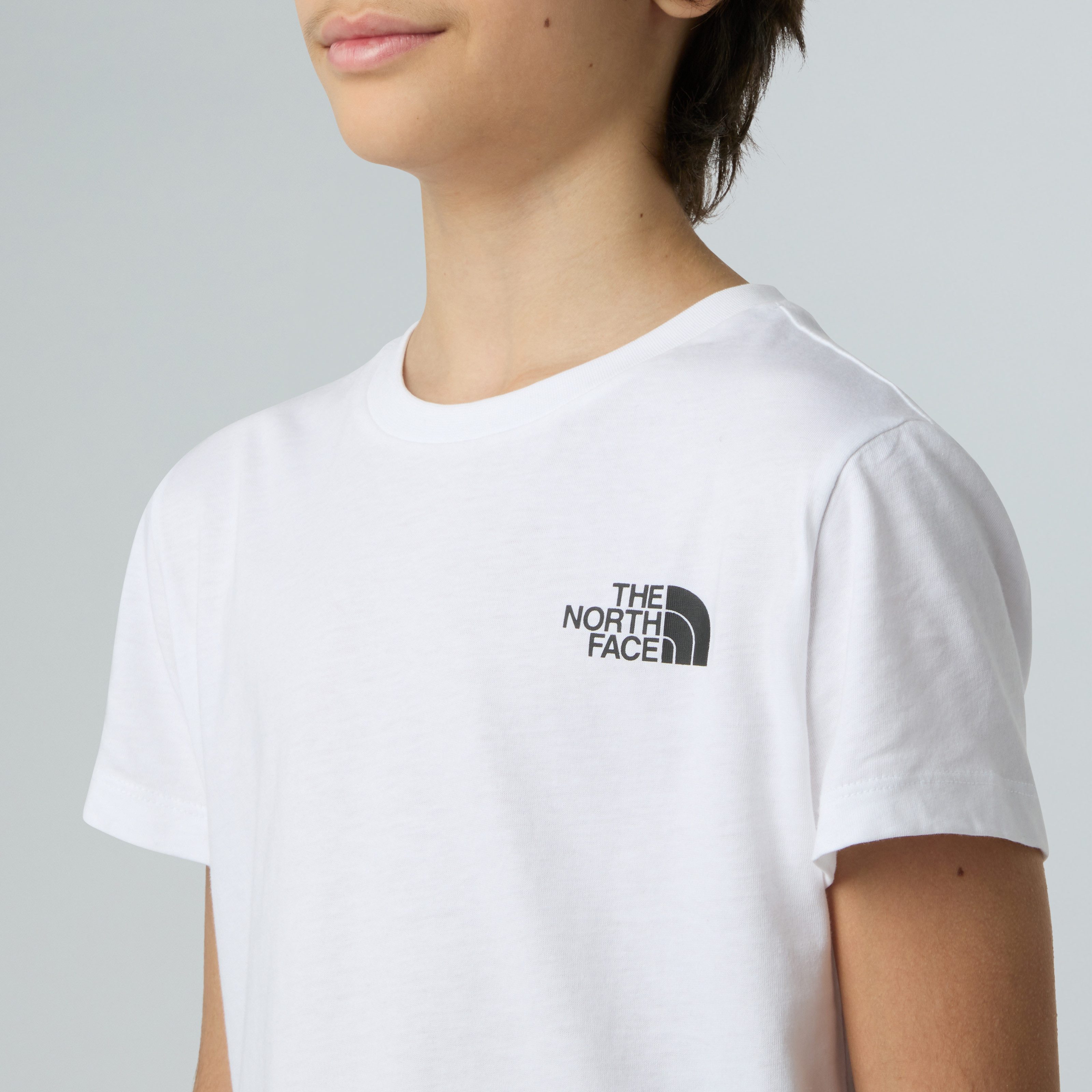The North Face T-Shirt TEEN BOX NSE REGULAR SS TEE für Jugendliche, Kurzarm, mit Rundhalsausschnitt, aus Baumwolle