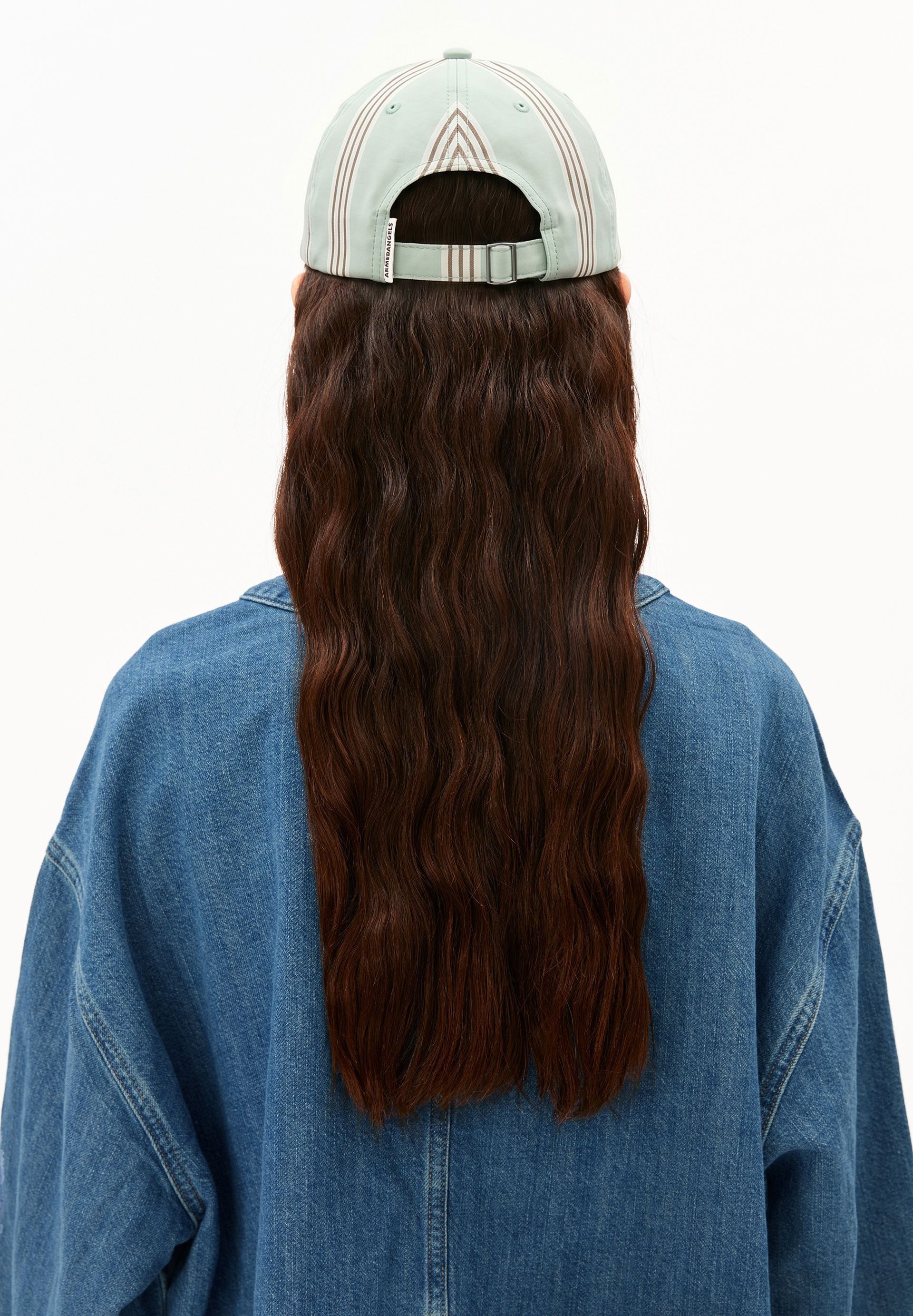 Armedangels Baseball Cap YENAAS STRIPES Unisex Kappe Aus 100% Bio-Baumwolle