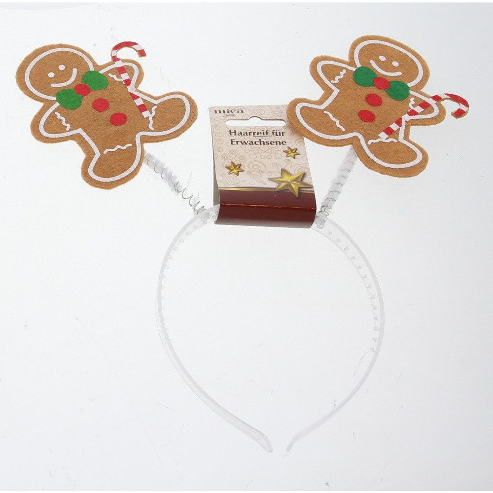 MICA Haarreif Haarreif - Lebkuchenmänner - für Erwachsene
