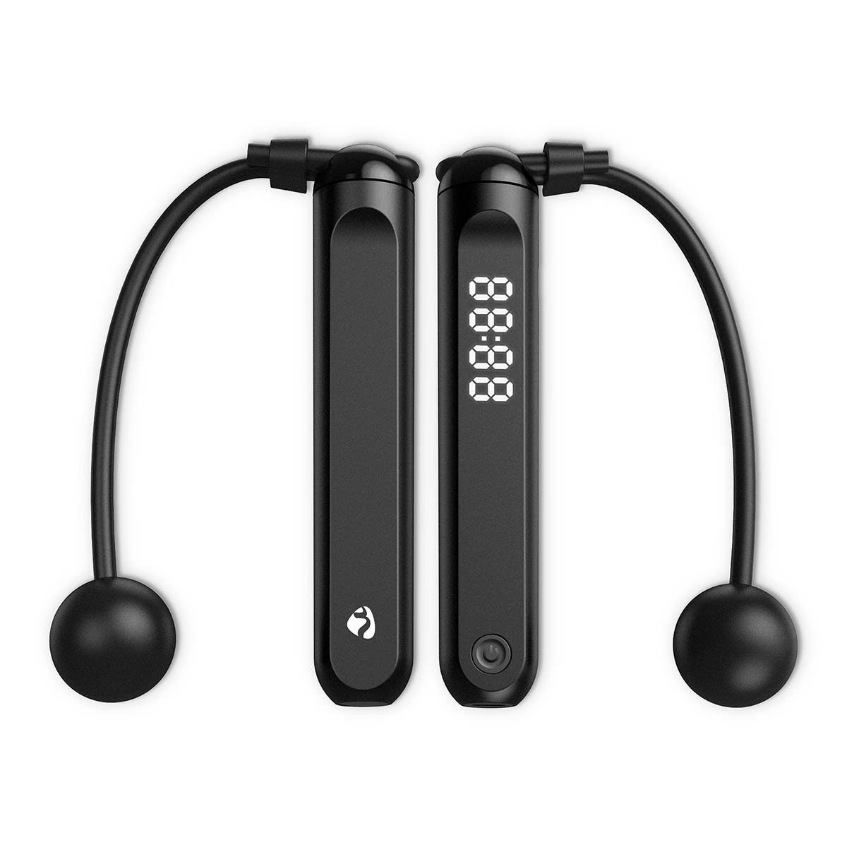 Nedis Springseil BTHJR10BK, Bluetooth, LED-Display, Hall-Sensor, App-Sync, kabellos nutzbar