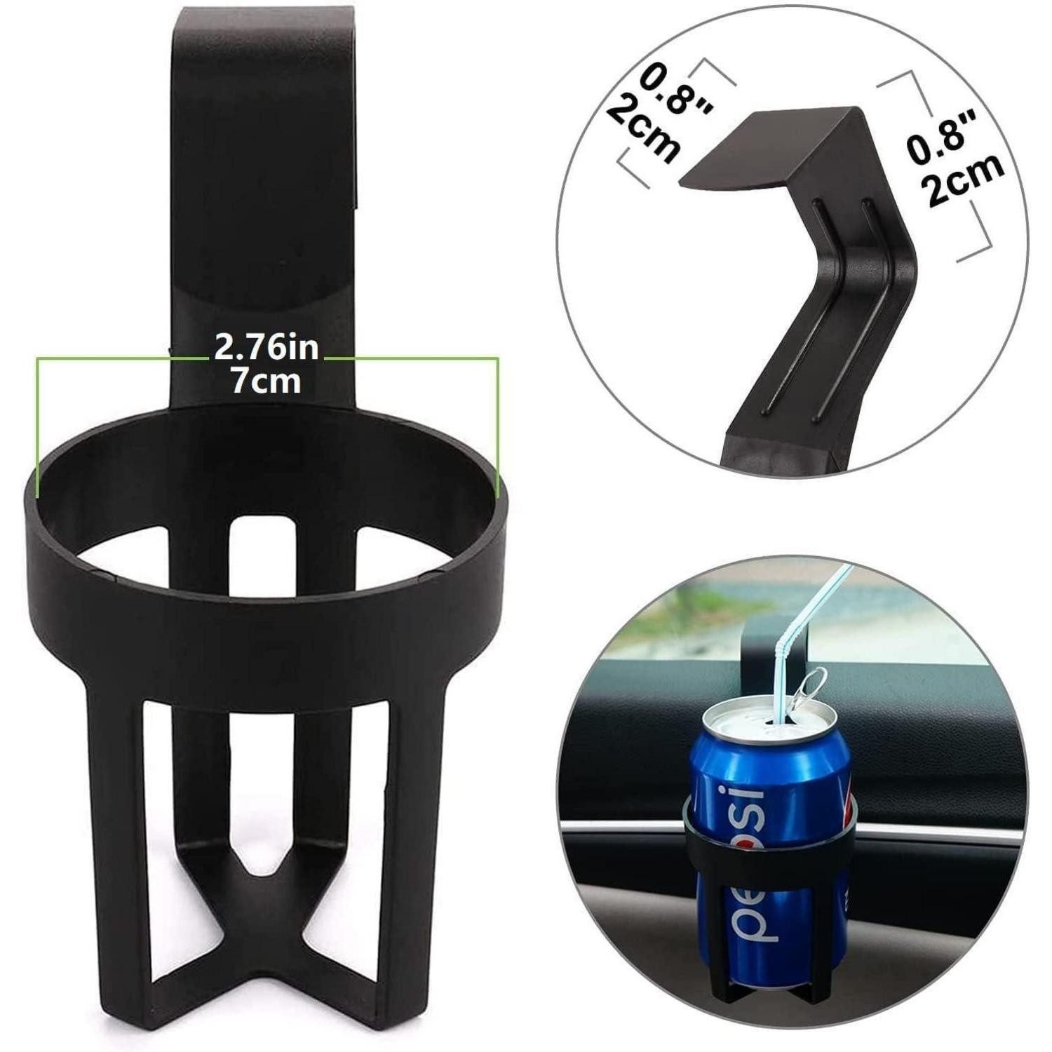 LuxusKollektion Becherhalter Getränkehalter Auto 2er Set universal mit Haken