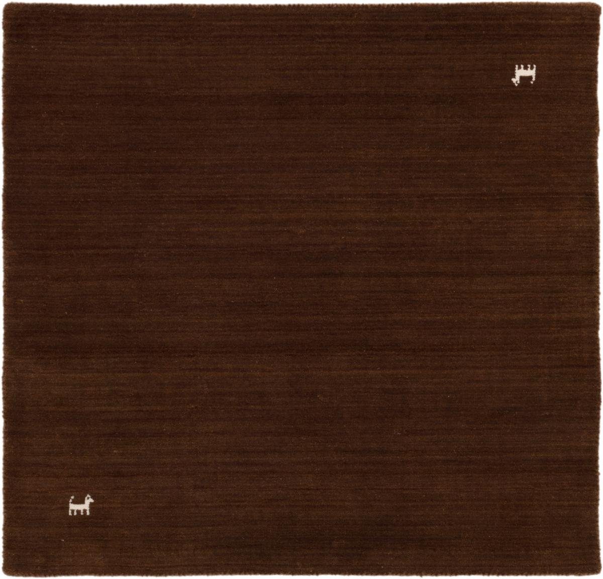 Orientteppich rechteckig, Höhe: Orientteppich Loom 12 Quadratisch, Trading, mm 199x199 Gabbeh Nain Moderner