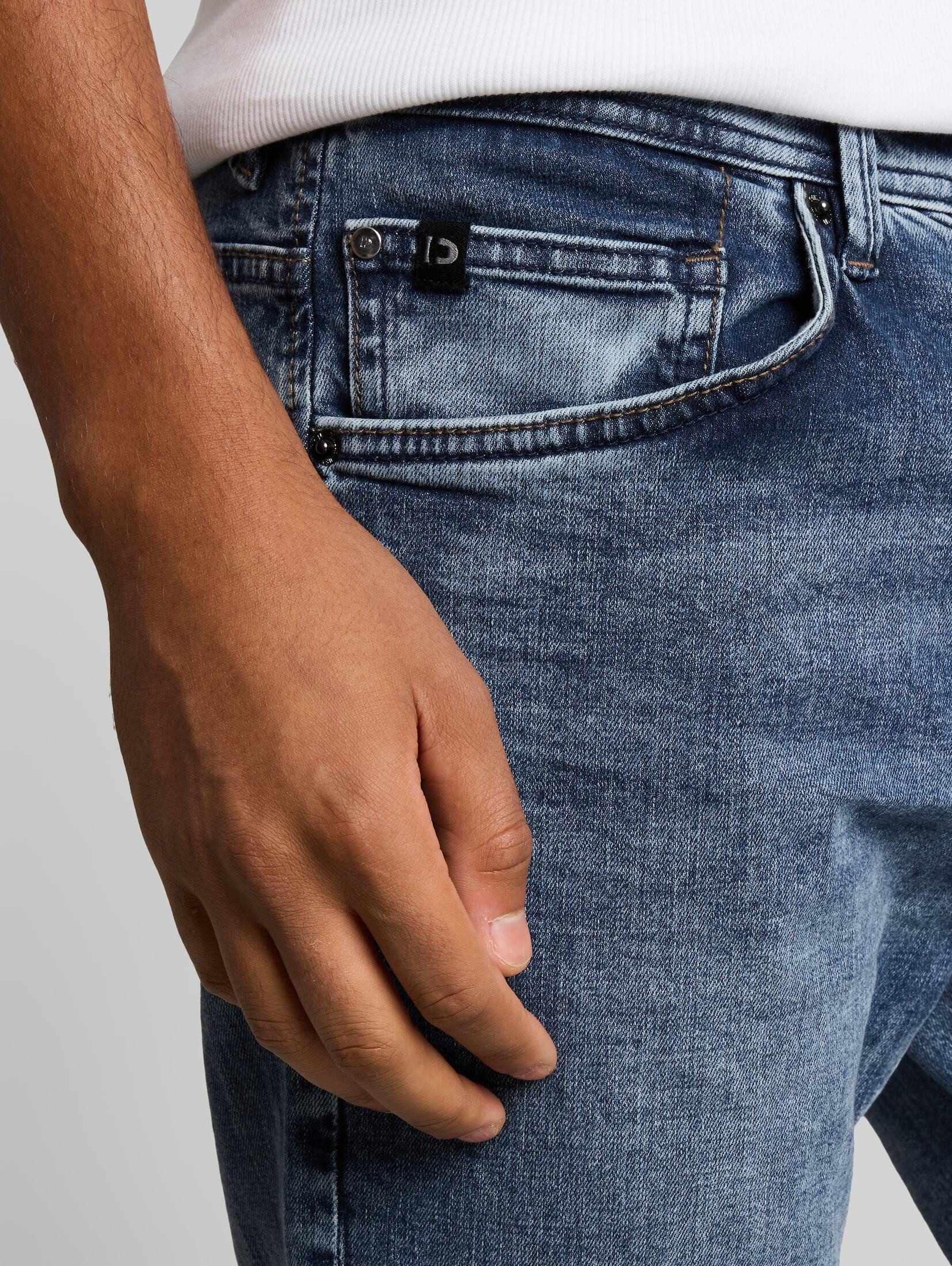 TOM TAILOR Denim Slim-fit-Jeans Jeanshosen TTPIERS SLIM Jeans – Bild 5 von 5