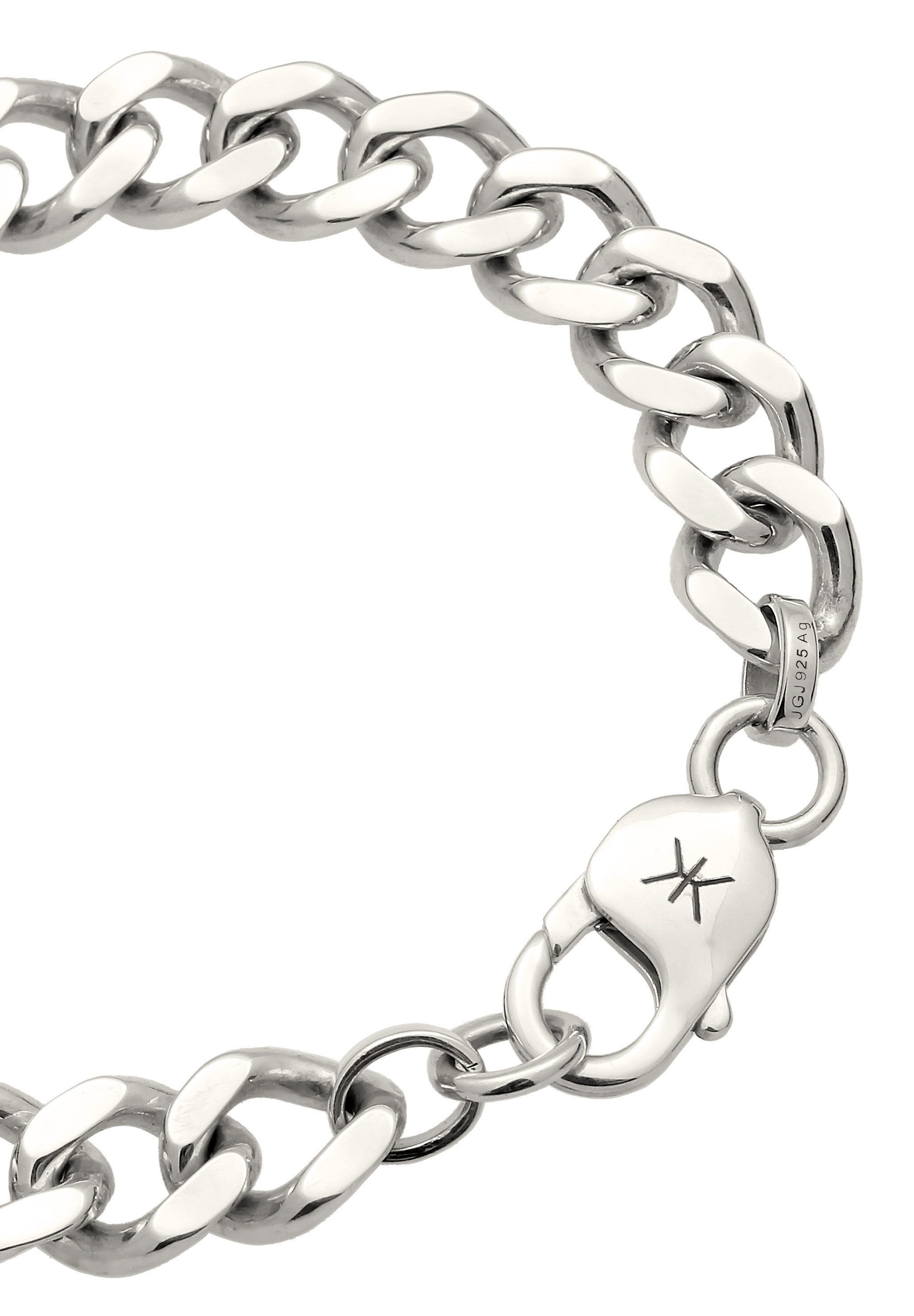 Kuzzoi Silberarmband Panzerkette 925 Sterling Silber