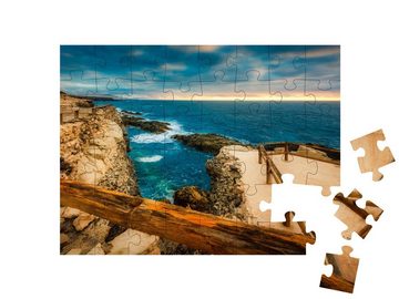 puzzleYOU Puzzle ajuy Strand Fuerteventura im Sonnenuntergang, 48 Puzzleteile, puzzleYOU-Kollektionen Spanien