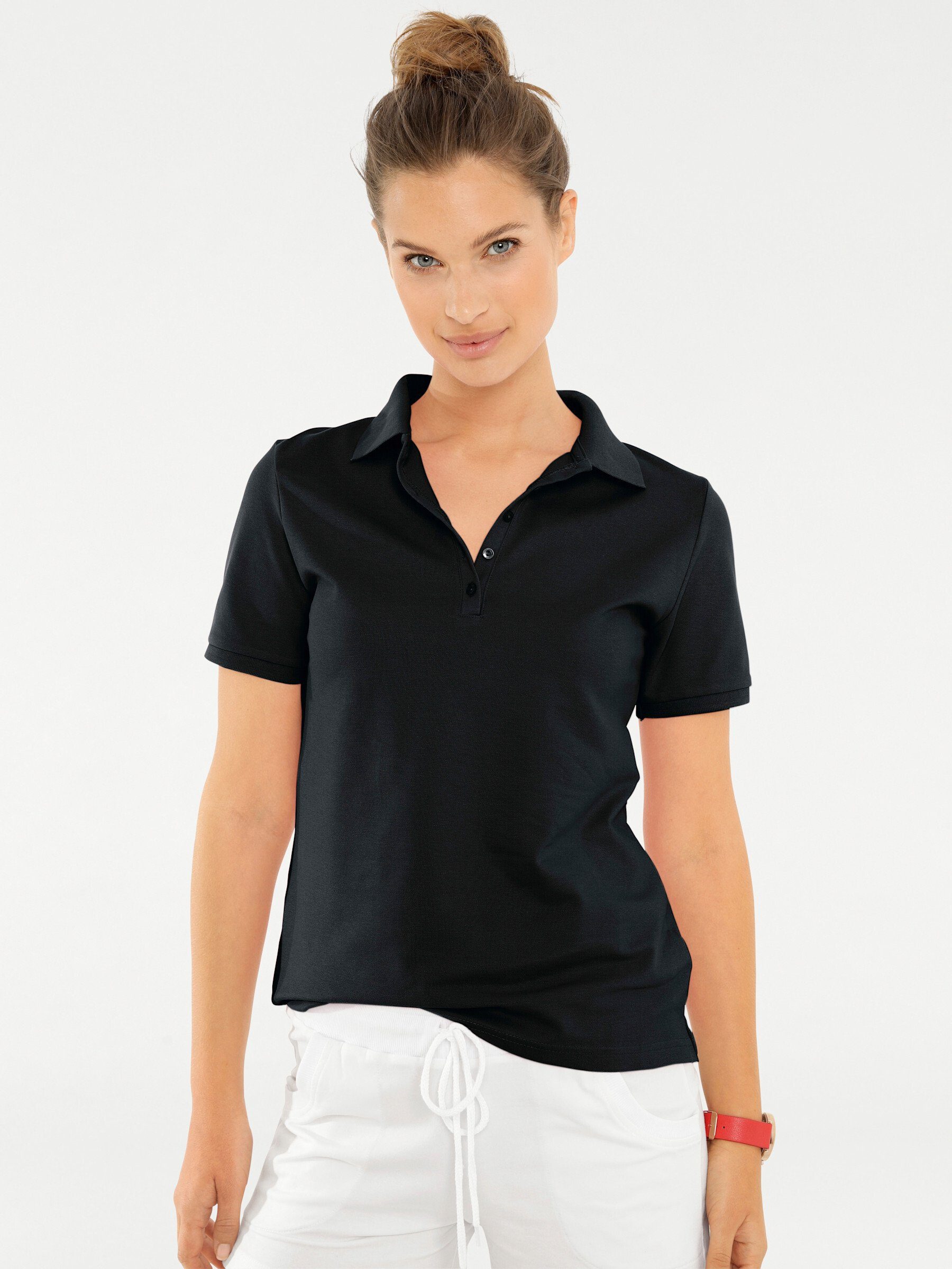 heine T-Shirt Poloshirt Kurzarm