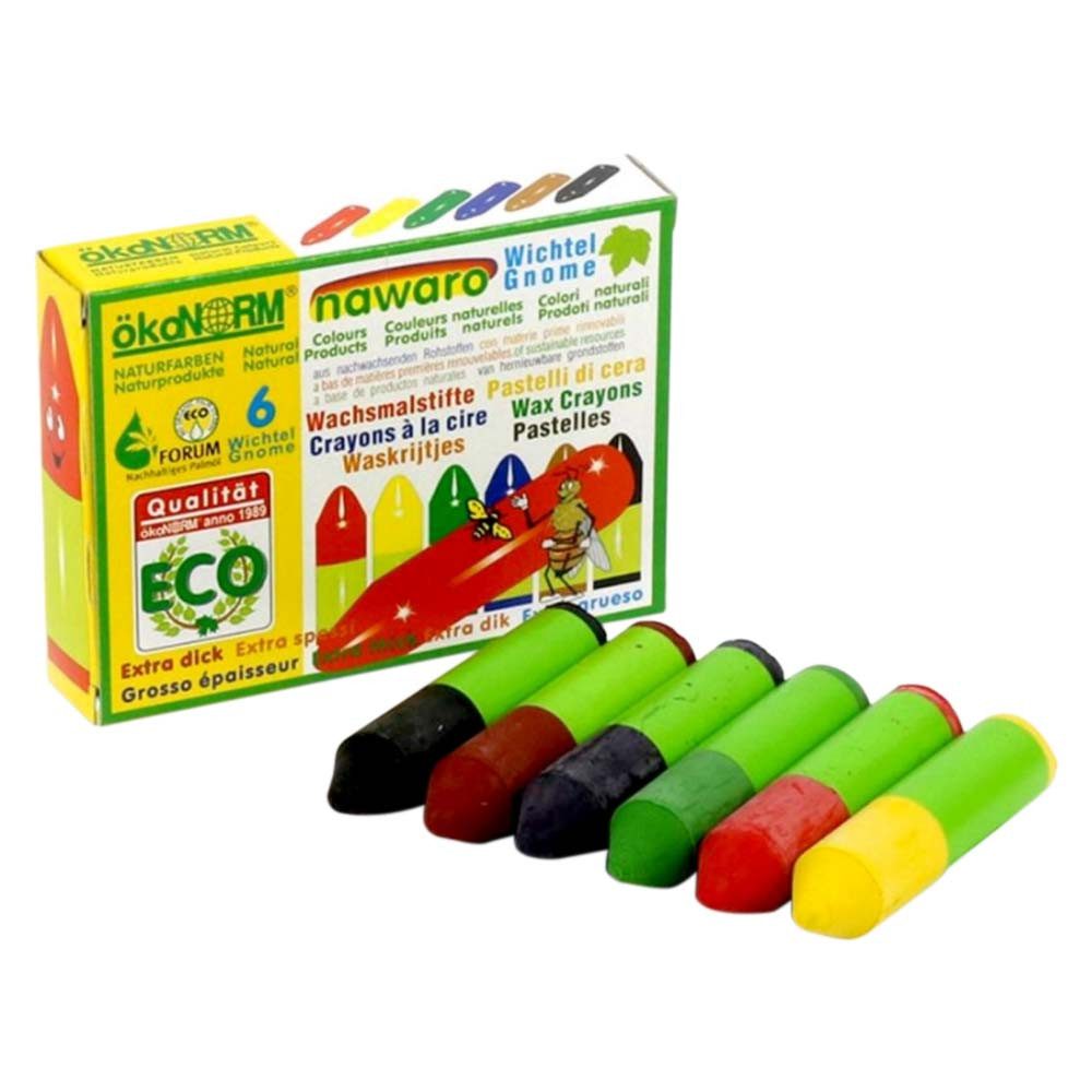 ÖkoNorm GmbH Wachsmalstift Wachsmalstifte - Wichtel 6 Farben