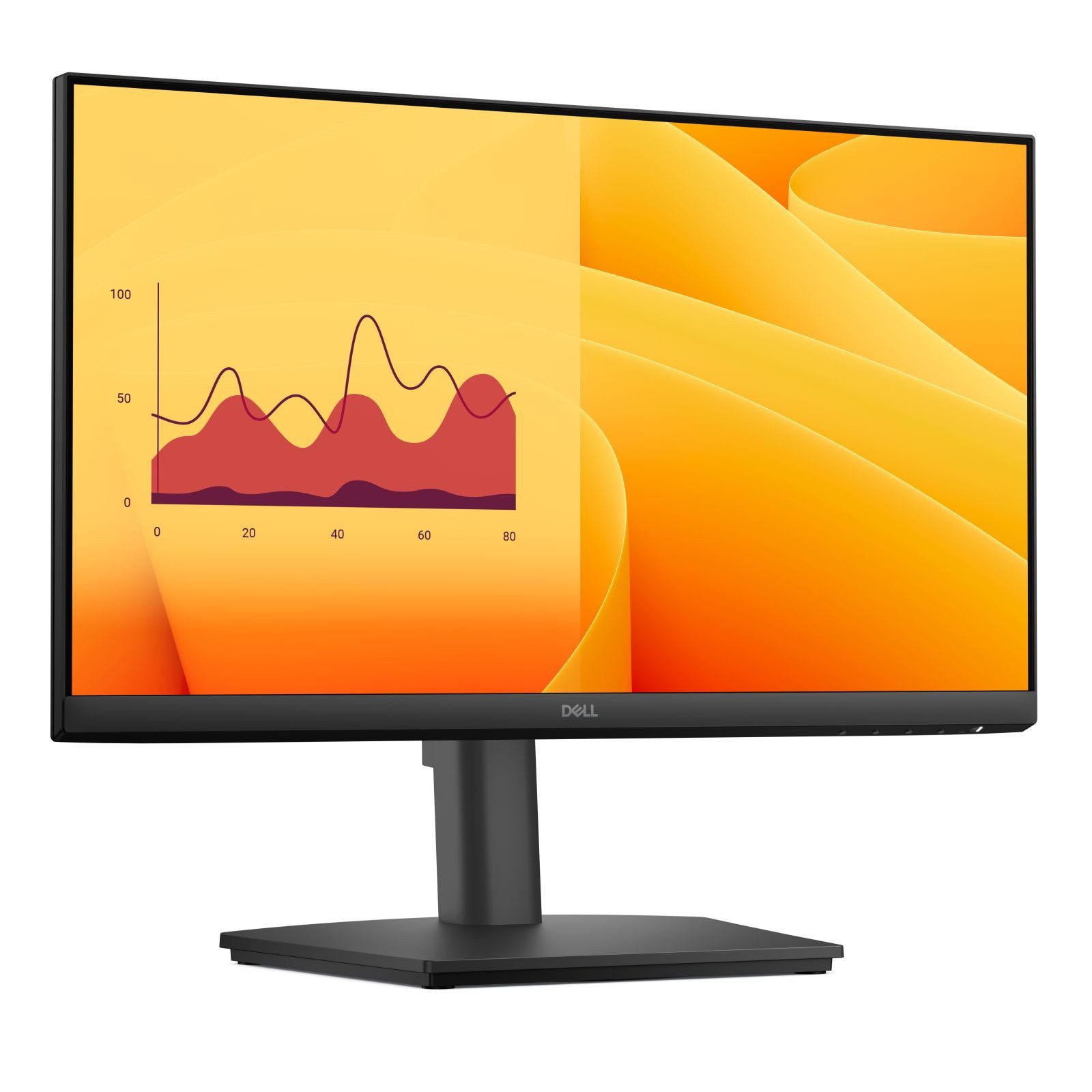 Dell Pro E2225HSM - LED - 55.9 cm (22) TFT-Monitor (1920 x 1080 px, Full HD, 8 ms Reaktionszeit, 100 Hz, VA, Lautsprecher, HDCP, Pivot, Höhenverstellbar)