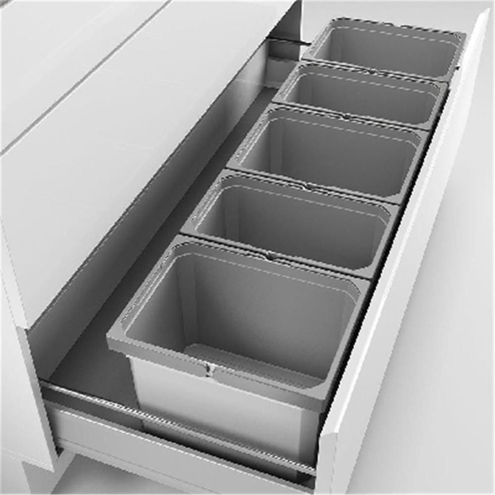 Naber Mülleimer Cox® Box 235 K/1200-5, Abfallsammler für vorhandene Auszüge