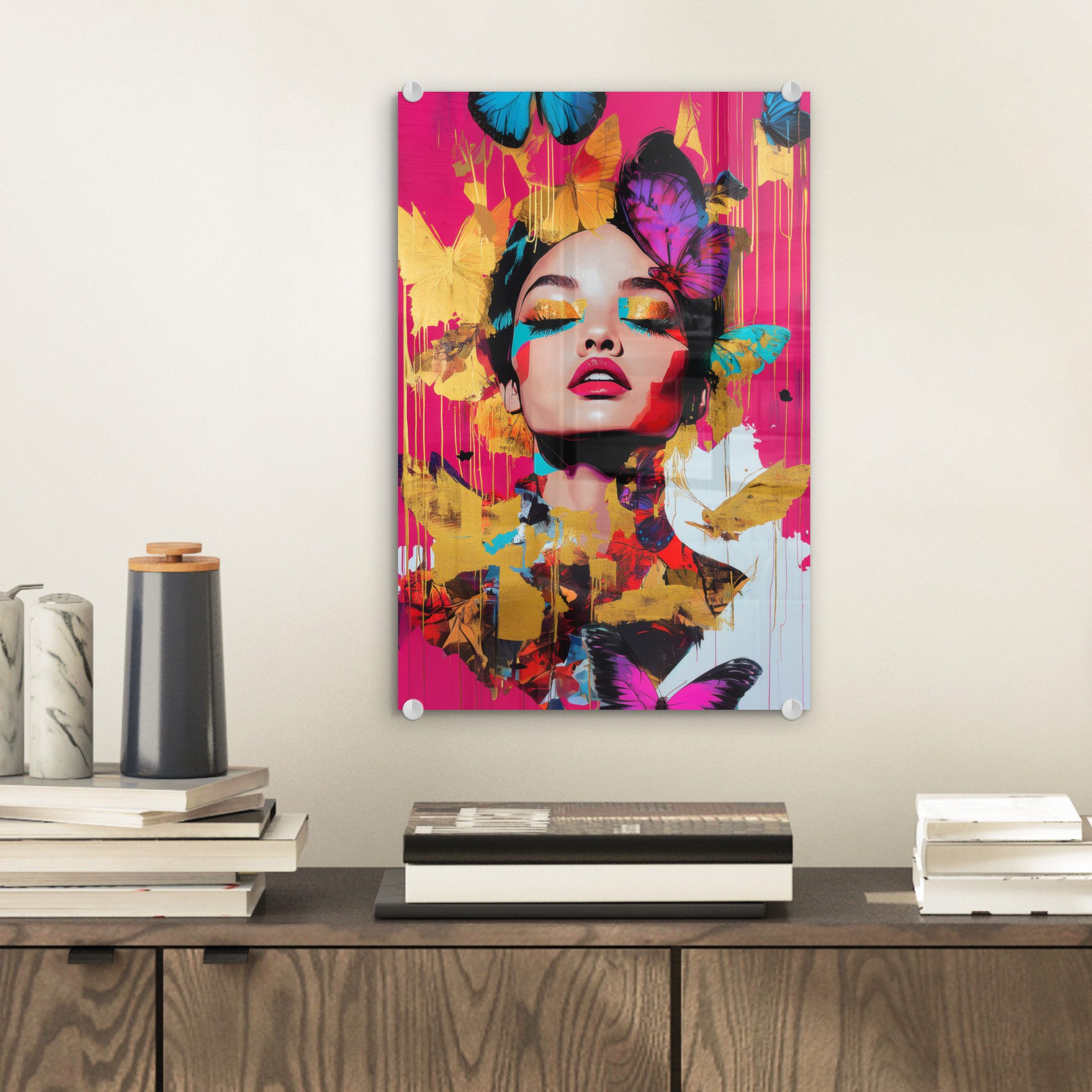 MuchoWow Acrylglasbild Frau - Abstrakt - günstig online kaufen