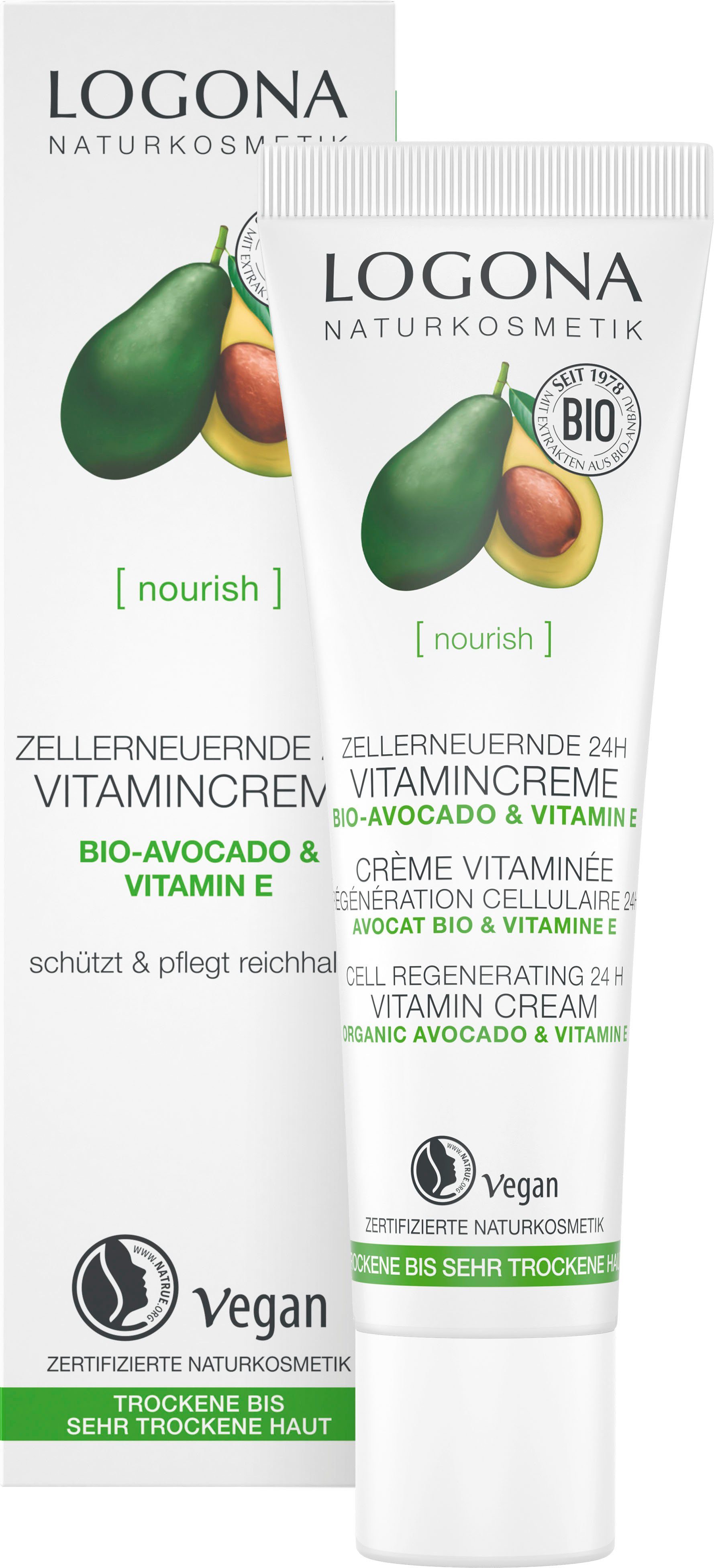 [nourish] Zellerneuernde Logona Tagescreme Vit.Creme LOGONA