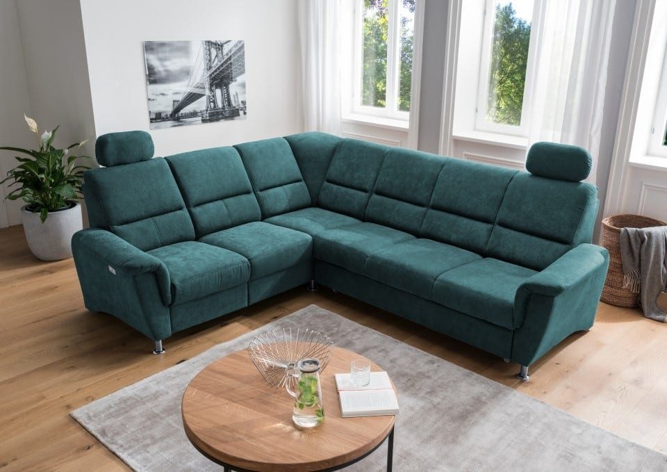 Myhomelando Ecksofa Paris, mit elektronischer Relaxfunktion, Schlaffunktion, USB Anschluß