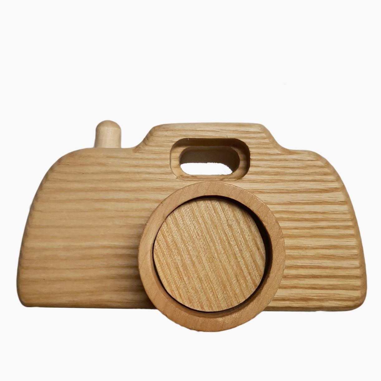 Lotes Toys Spielzeug-Kamera Holz Spiel-Kamera R, (packung, 1-tlg., spar set), Fotografen können durch die drehbare Linse fokussieren
