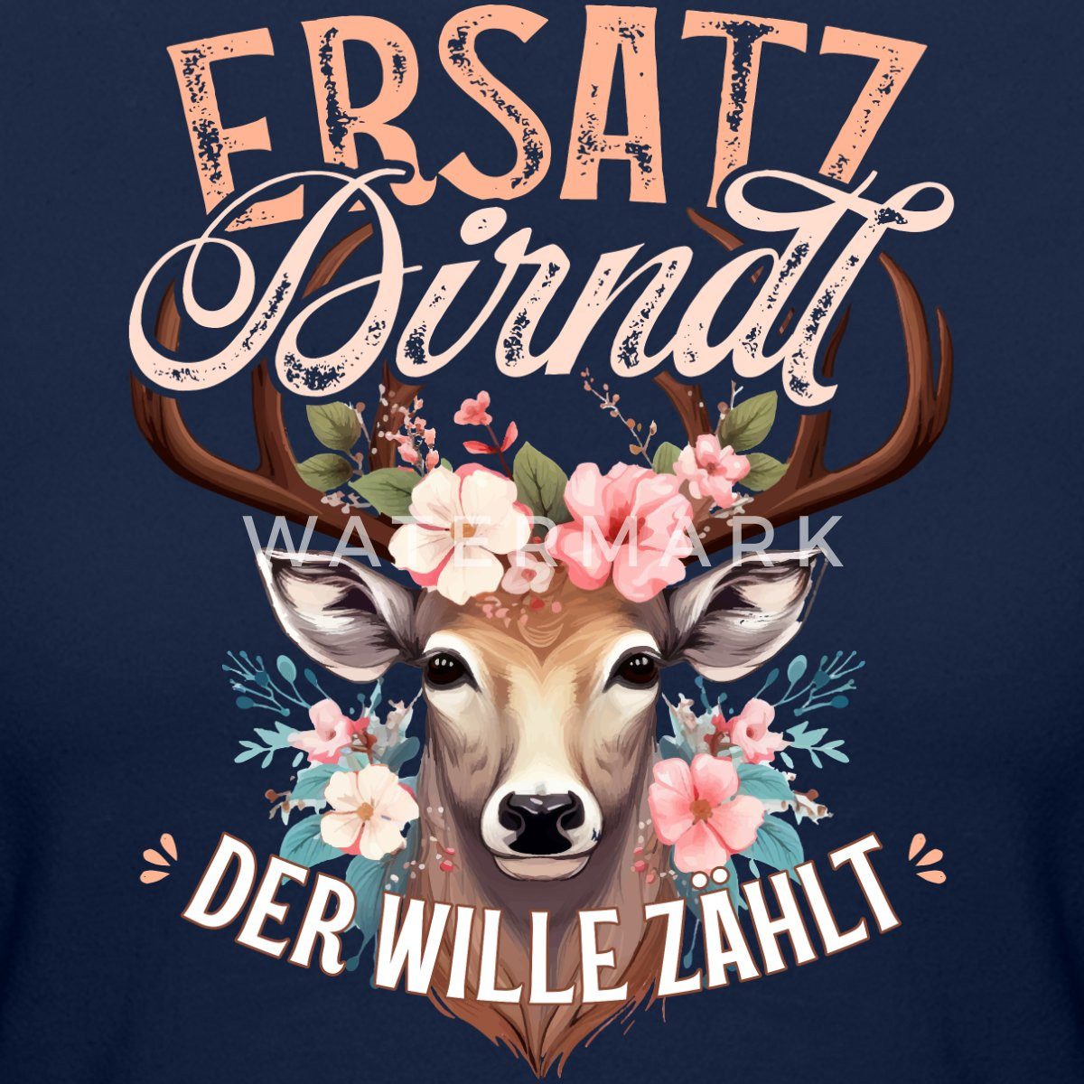 Spreadshirt T-Shirt Ersatz Dirndl Trachten T-Shirt günstig online kaufen