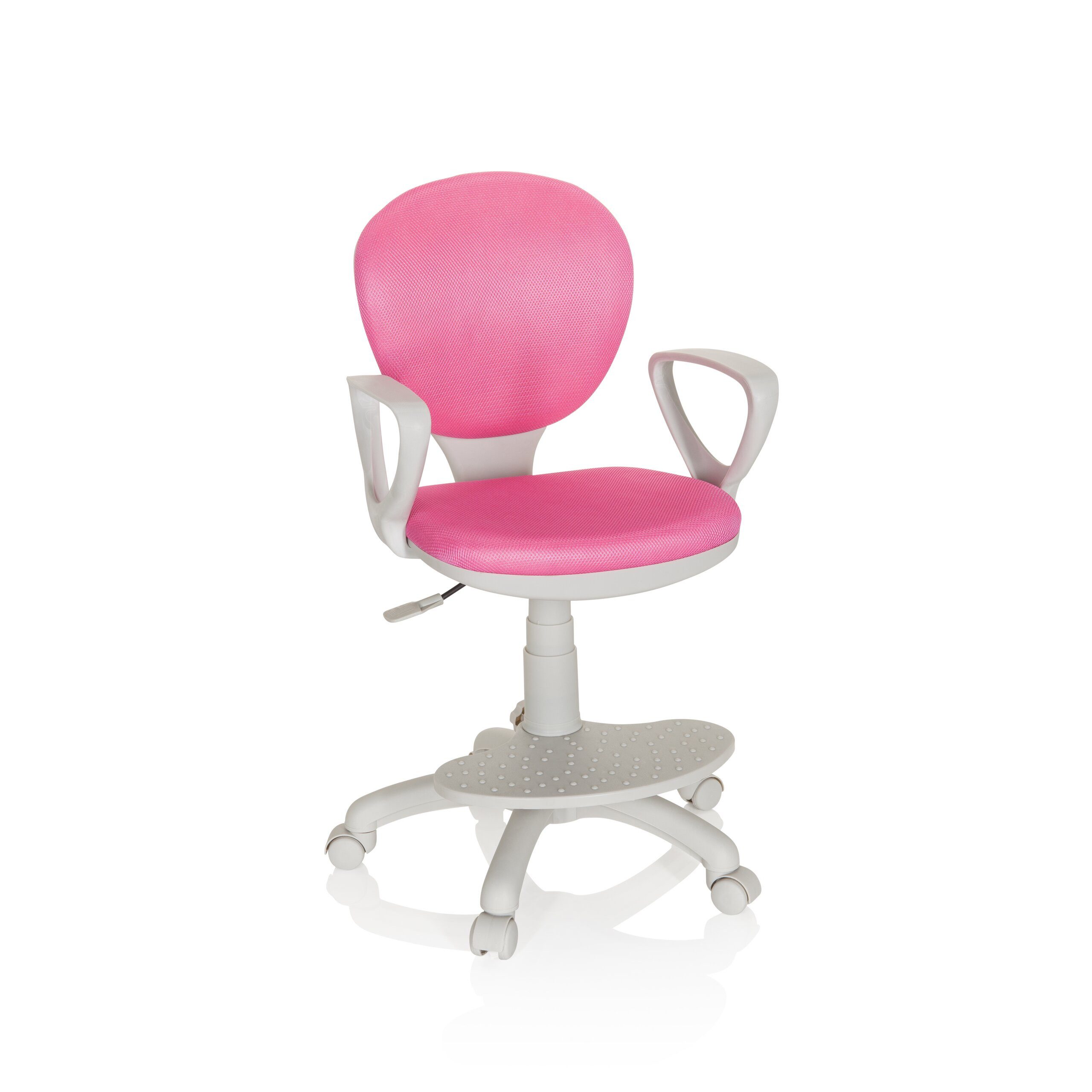 hjh OFFICE Drehstuhl Kinderdrehstuhl Kid Colour G1 Stoff mit Armlehnen (1 St), Kinder Bürostuhl mitwachsend, ergonomisch