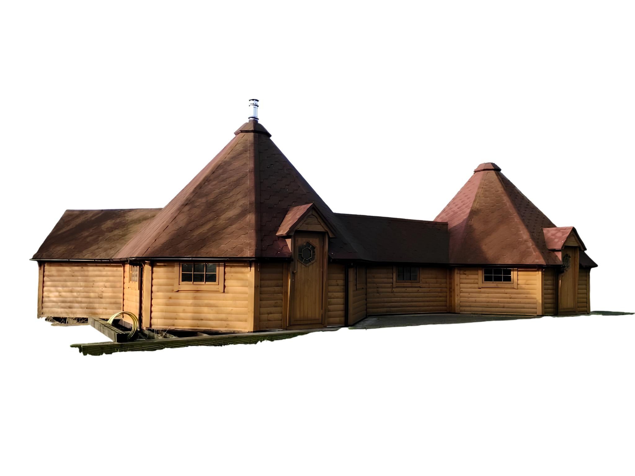 JVmoebel Grillkota Grillkota Hütte 25m² aus Holz - Finnische Grillhaus Transparent, (Maßeinheit, Maße), Made in Europe