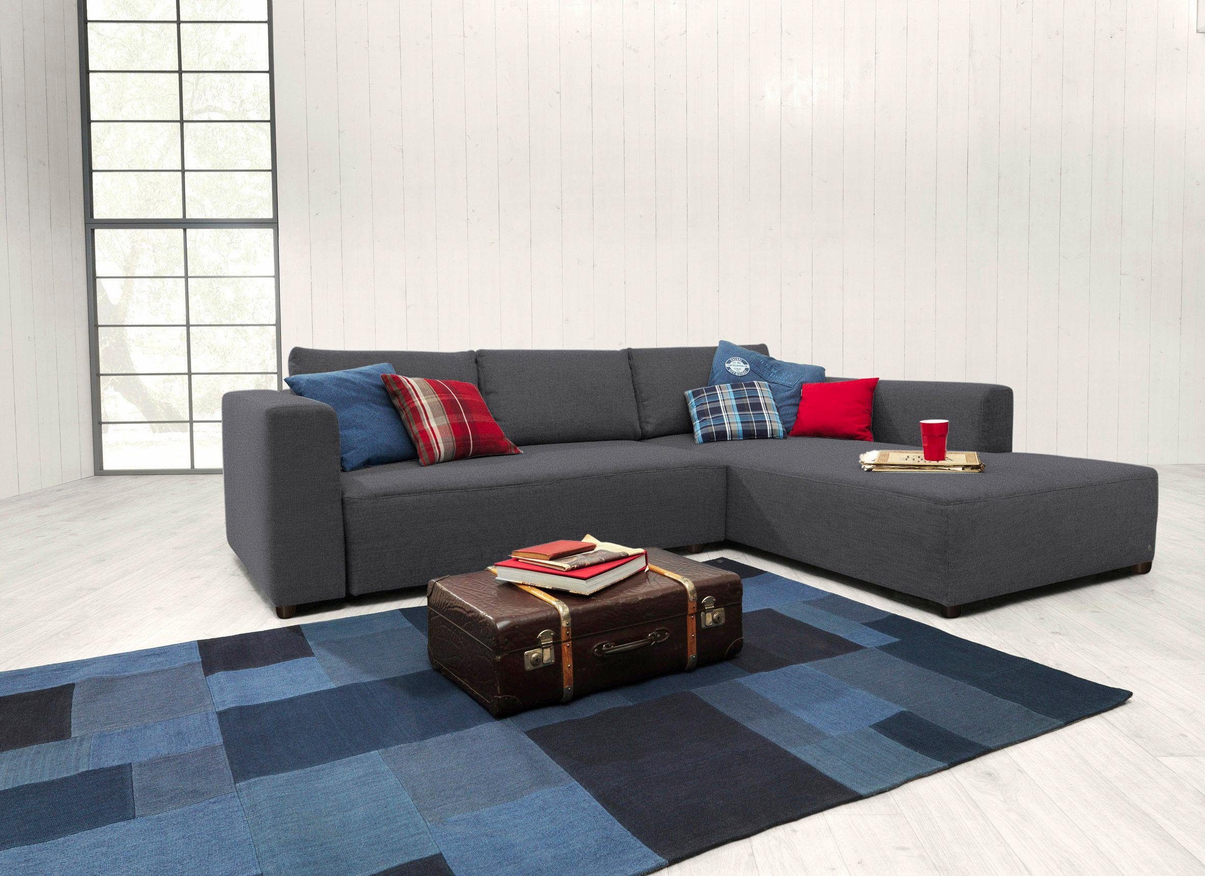 XL, TOM Bettfunktion COLORS mit wahlweise & HOME Ecksofa STYLE HEAVEN der TAILOR aus COLLECTION, Bettkasten