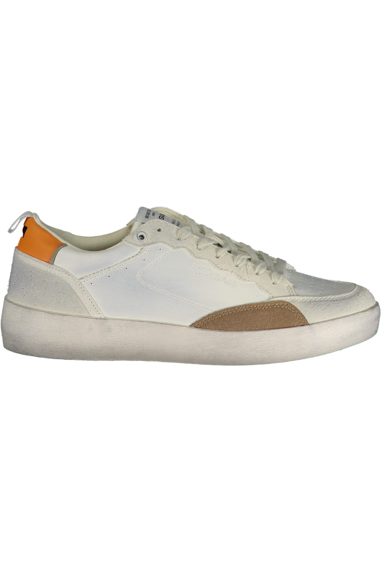 GAS Sneaker Moderner weißer Herrenschuh mit kontrastierenden