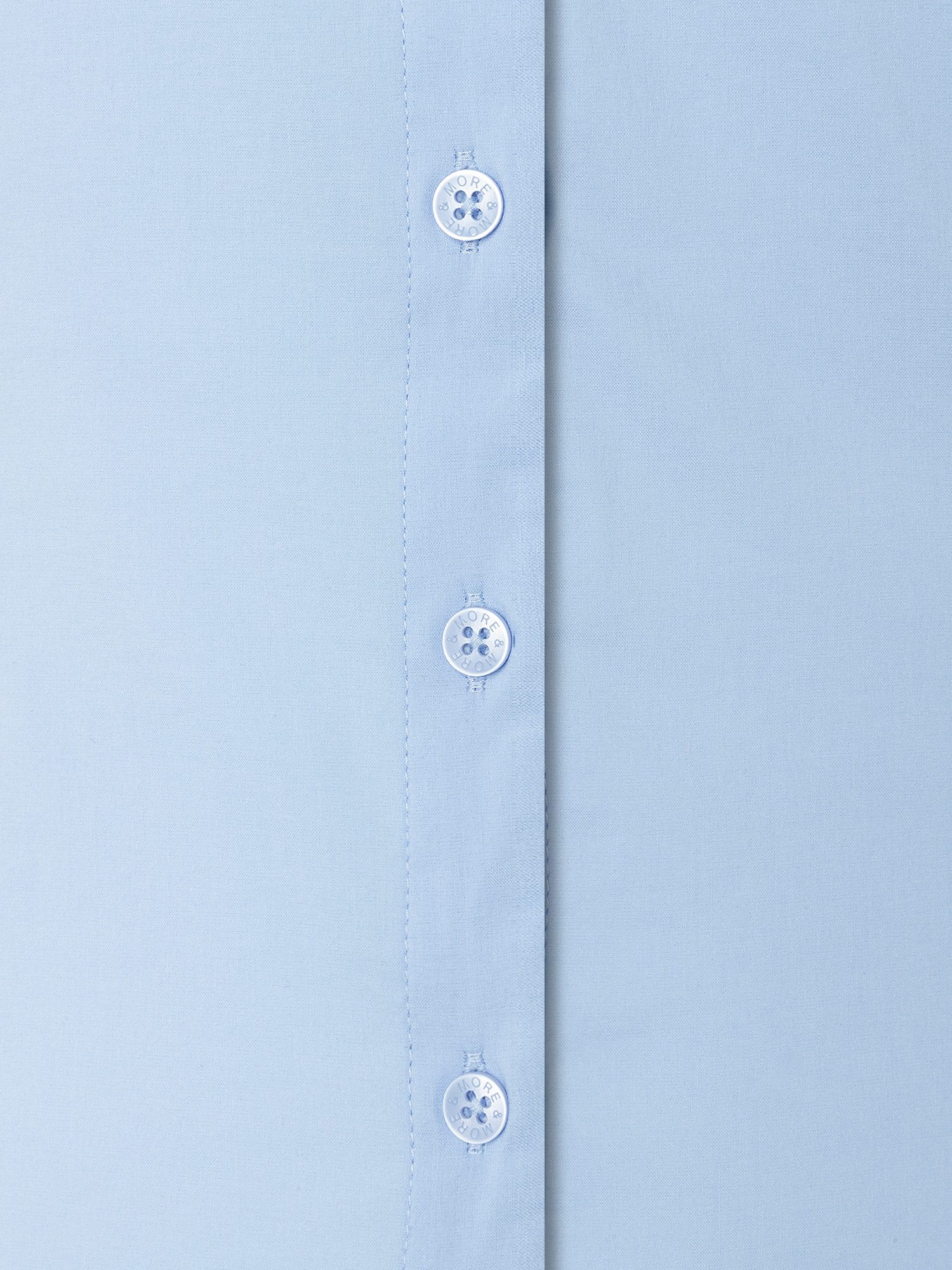 MORE&MORE Kurzarmbluse Baumwollstretchbluse