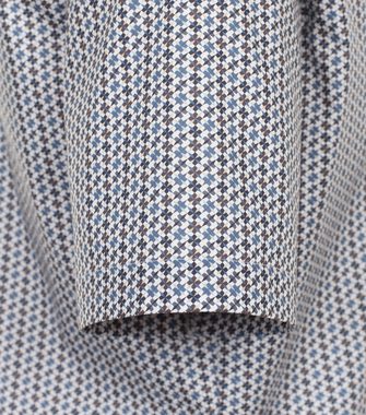 CASAMODA Businesshemd Kurzarmhemd - Modern Fit - Print - Blau