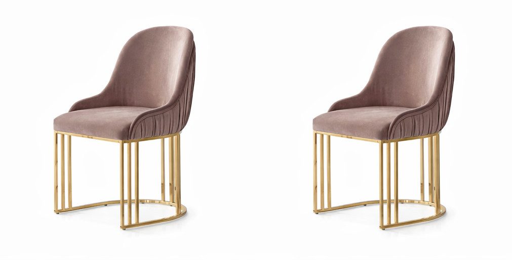 JVmoebel Esszimmerstuhl 2 moderne Stühle im eleganten Design für Esszimmer. (2 St), Made in Europa