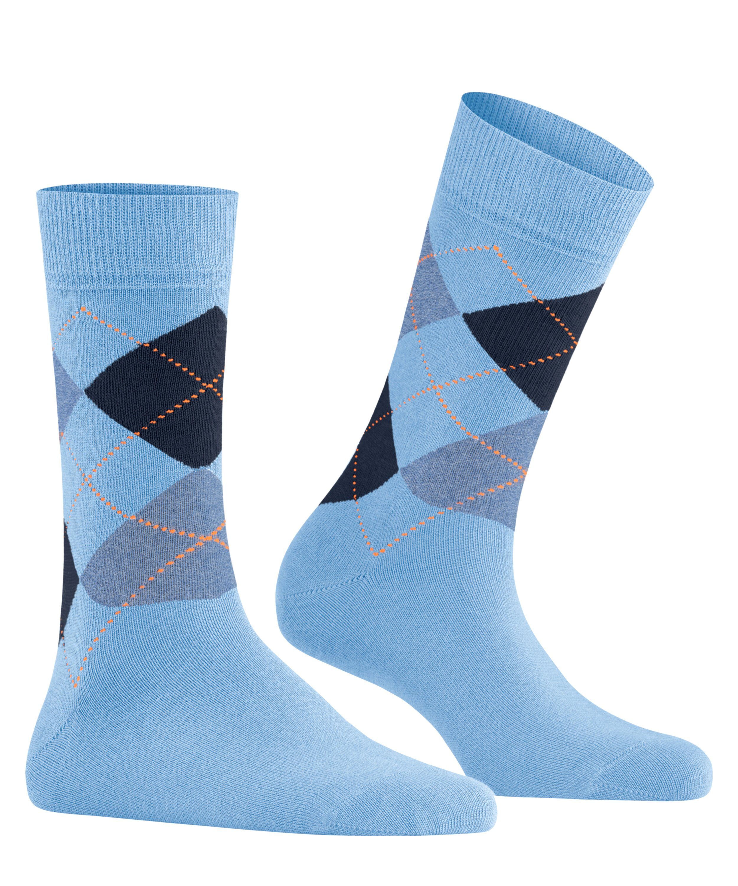 light Socken Burlington (1-Paar) blue (6541) Queen