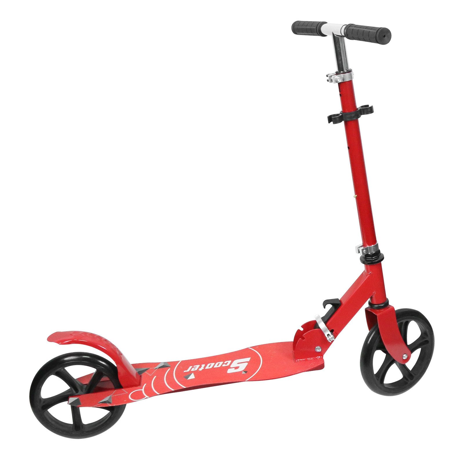 JEOBEST Stuntscooter Sportlicher Kinder, Höhenjustierbarer & zusammenklappbarer Cityroller, leicht & stabil, für Jugendliche und Kinder ab 4 Jahren
