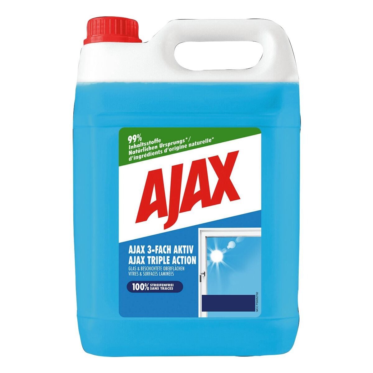 AJAX 3-Fach Aktiv Glasreiniger (5 Liter)