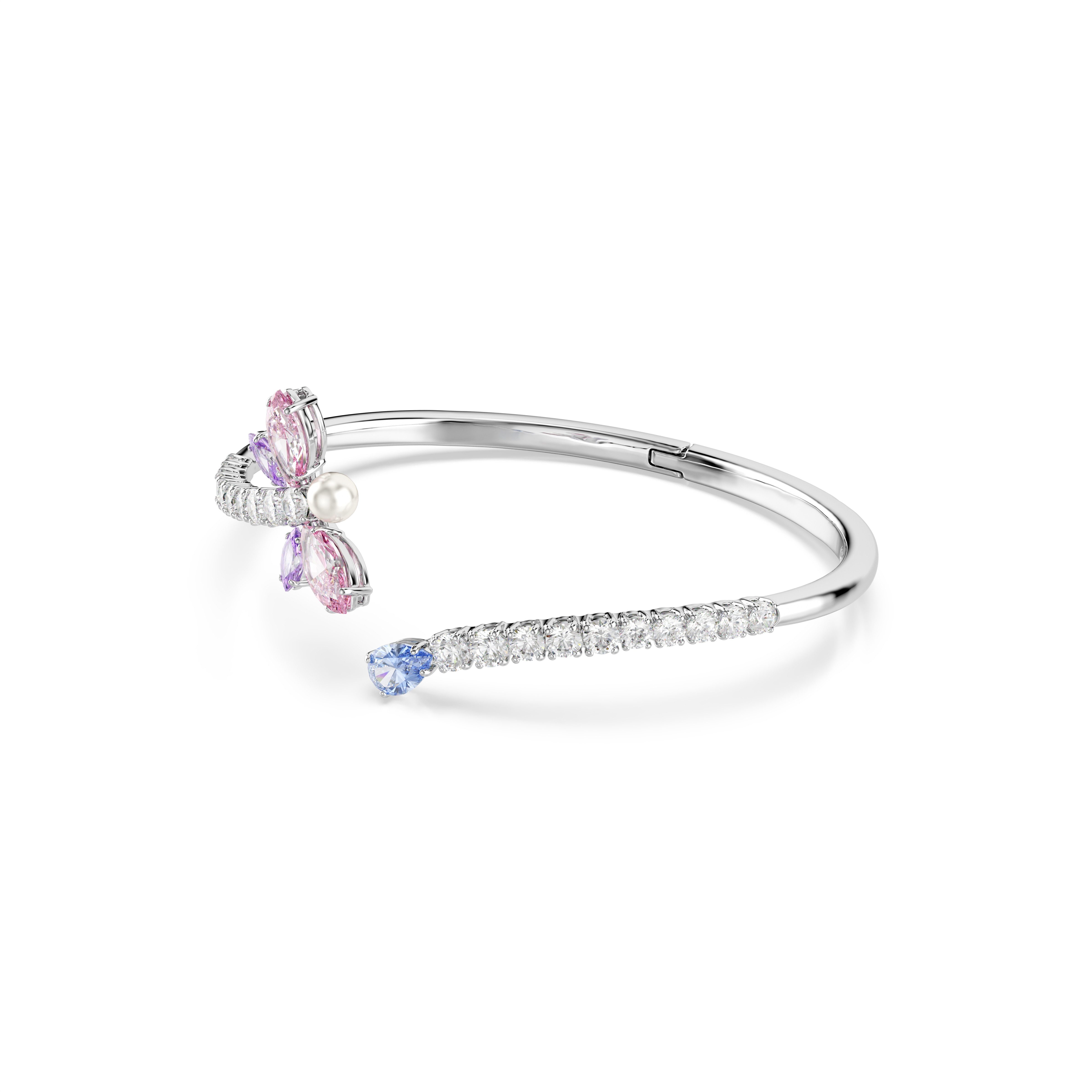 Swarovski Armspange Schmuck Geschenk Capsule Armreif, mit Swarovski® Kristall, Zirkonia (synth) - mit Swarovski® Perle