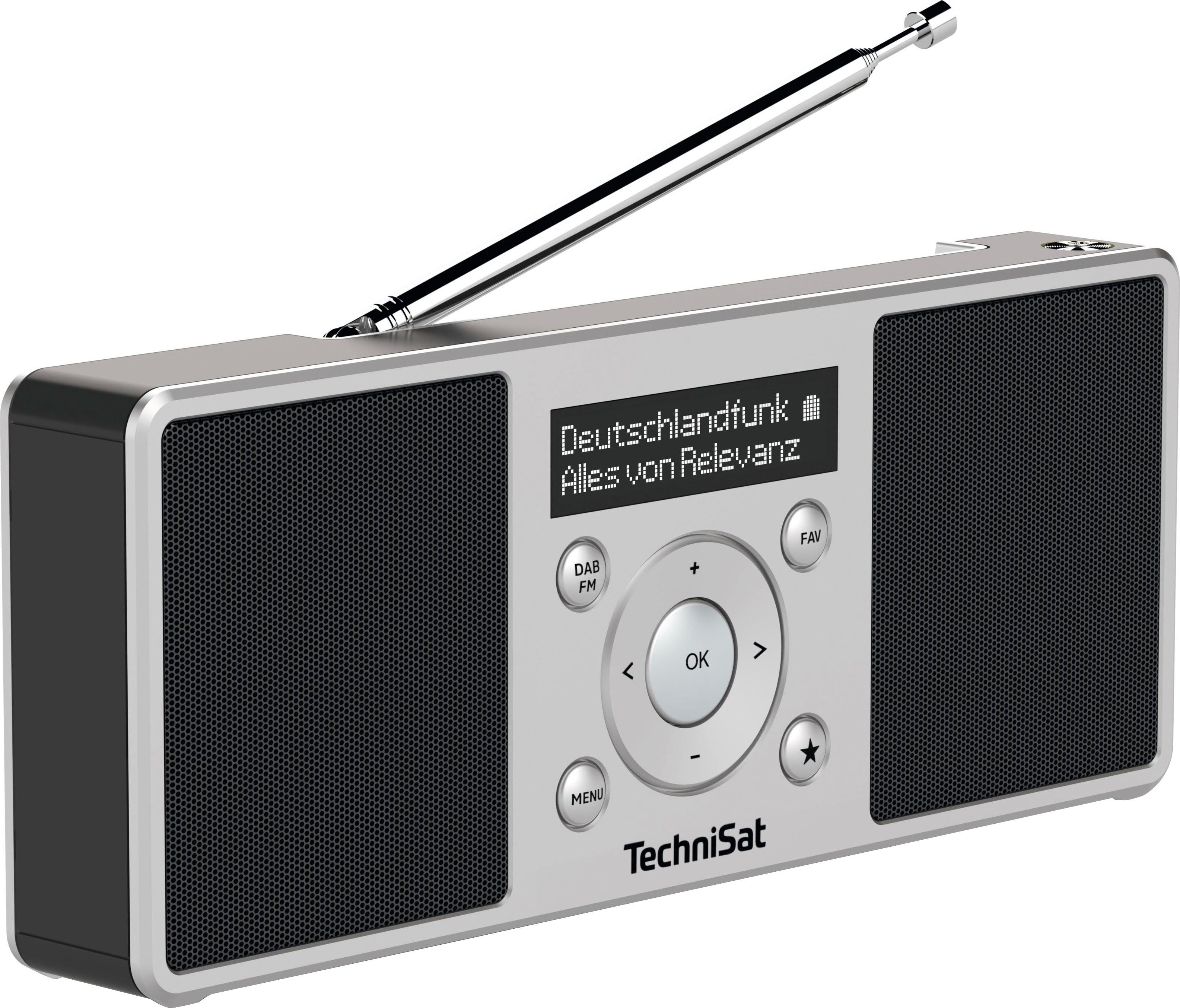 TechniSat DIGITRADIO 1 S Digitalradio (DAB) (Digitalradio (DAB), UKW mit RDS, 2 W, Made in Germany)