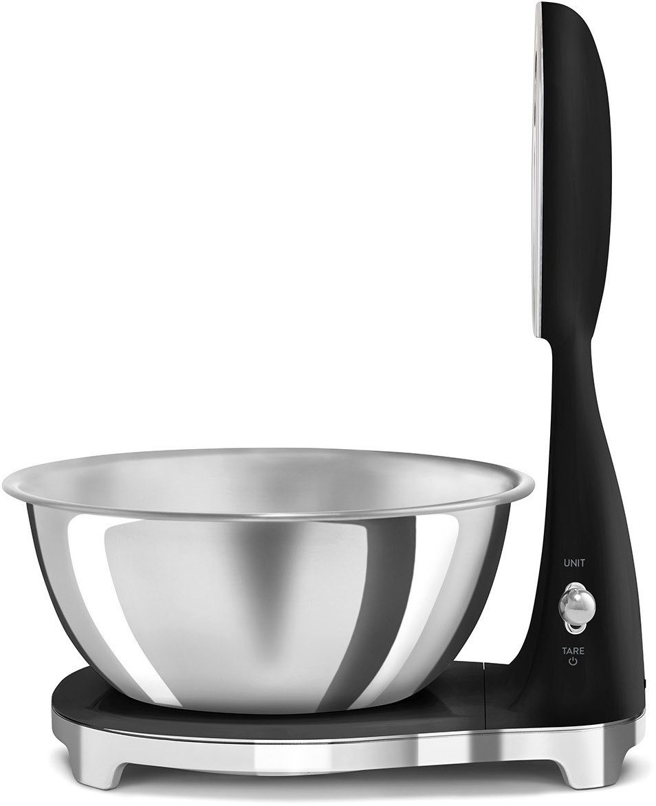 Smeg Küchenwaage KSF01BLWW Küchenwaage 50s Style Schwarz – Bild 4 von 5