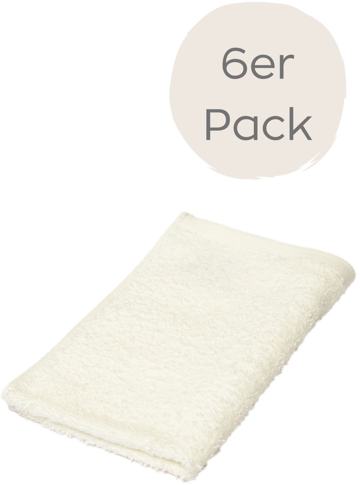 Wewo fashion Gästehandtücher 9517G, Frottee (Packung, günstig online kaufen