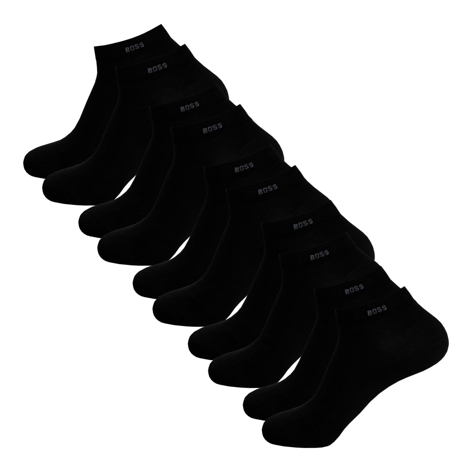 BOSS Sneakersocken AS Uni CC (5-Paar) mit eingewebtem Boss Logo günstig online kaufen
