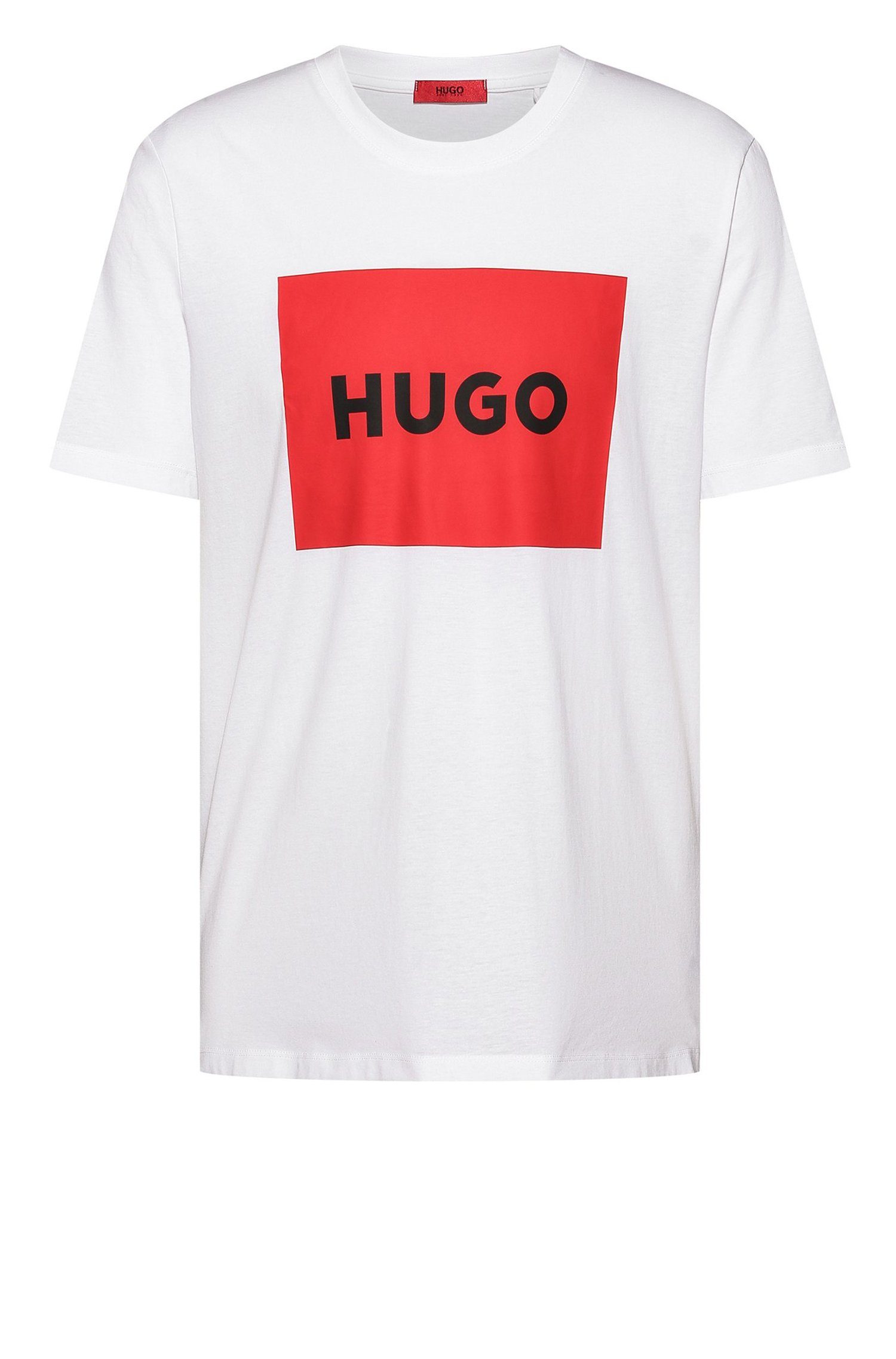 HUGO T-Shirt Dulive (1-tlg) Weiß (100)