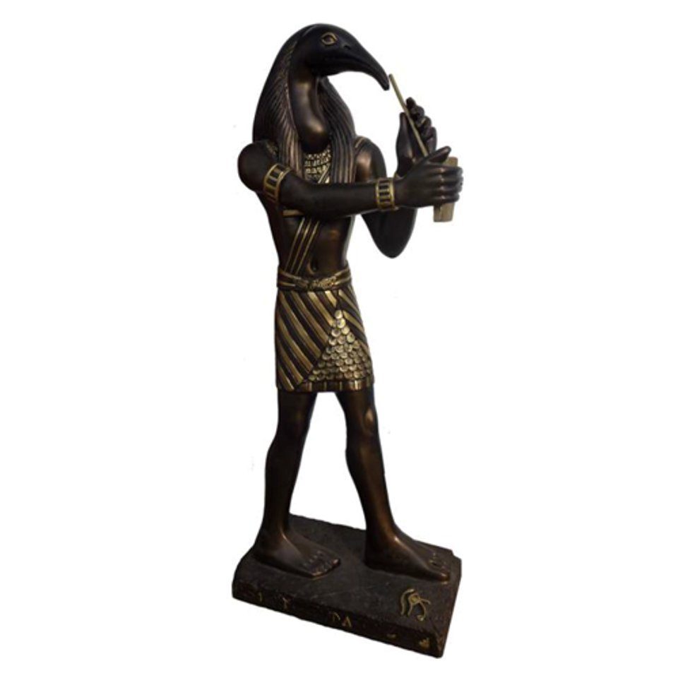 JVmoebel Dekofigur Ägyptischer Gott Thot Statue Figur Skulptur Statuen Figuren Ägypten