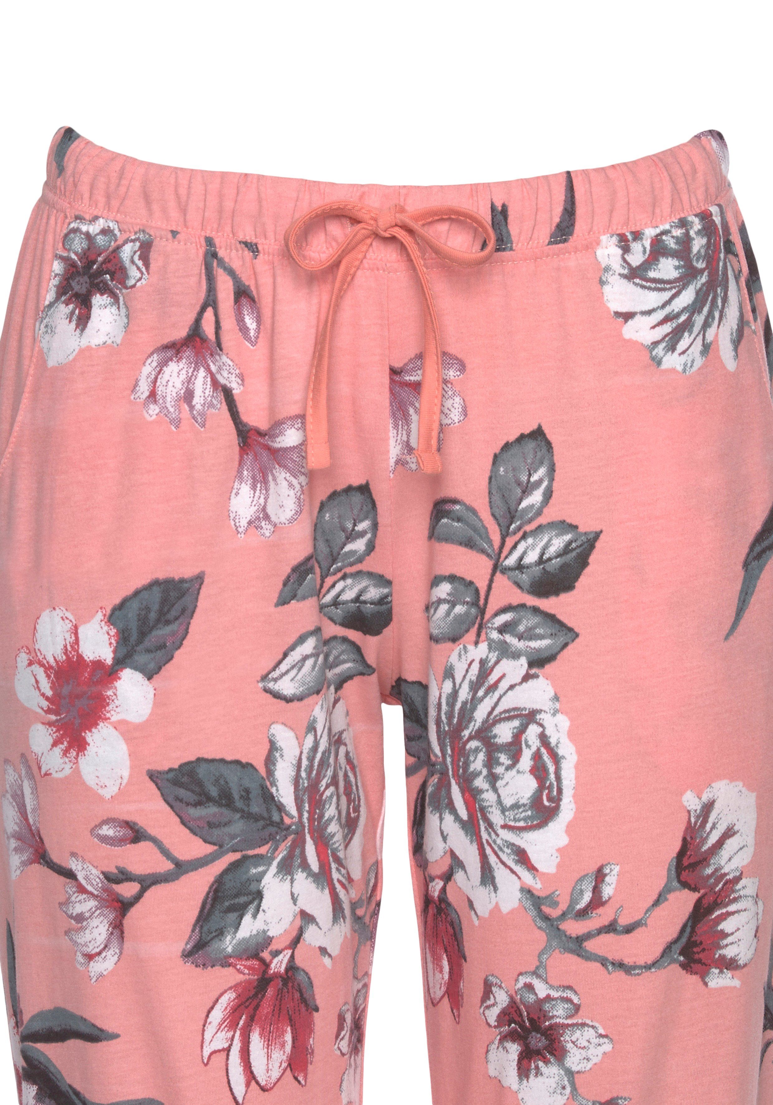 Vivance Dreams by Lascana Pyjama (Set, 2 tlg) mit Blumendruck – Bild 5 von 5