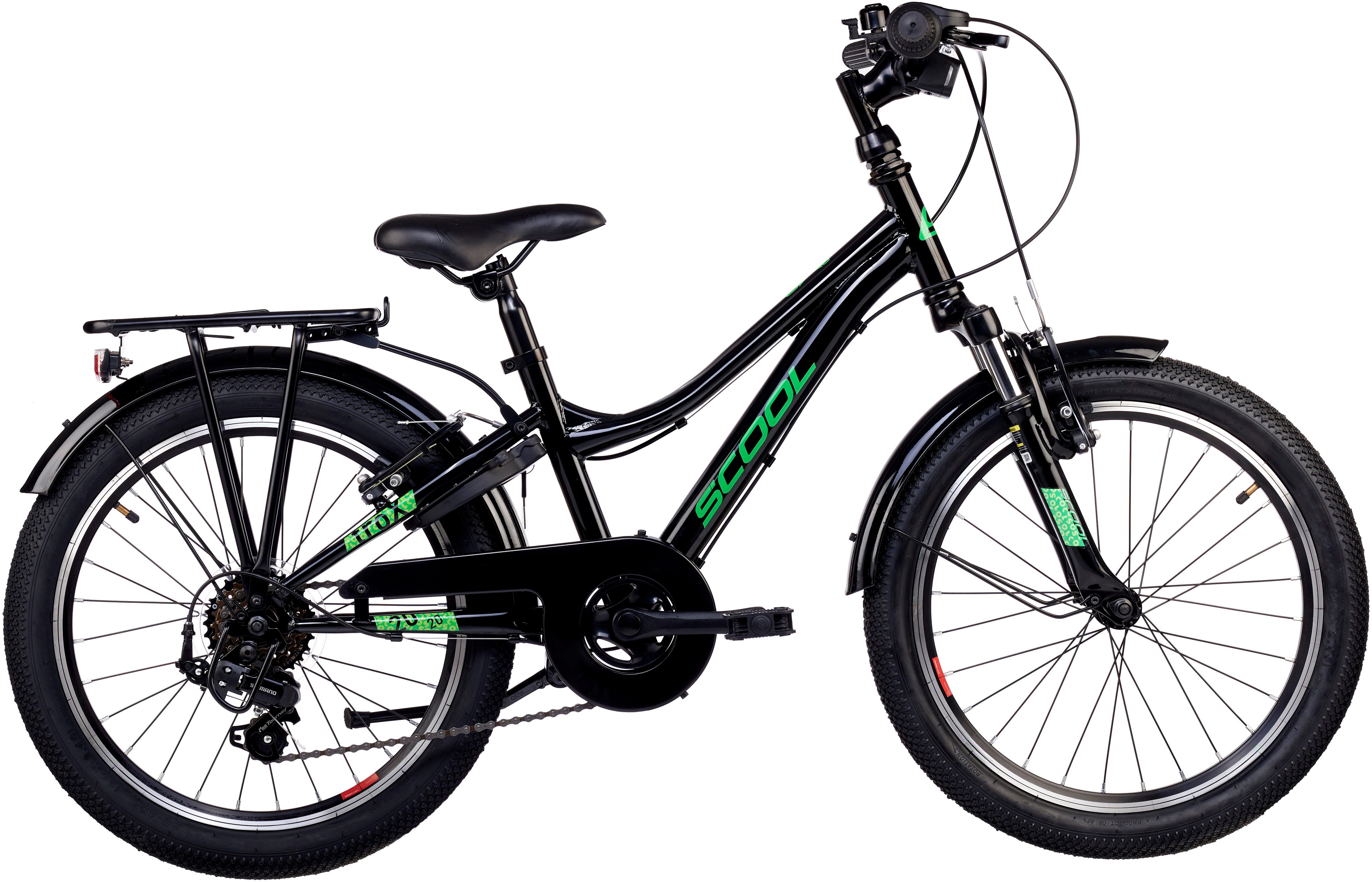 S’COOL Kinderfahrrad S'COOL troX, 6 Gang Shimano, Kettenschaltung