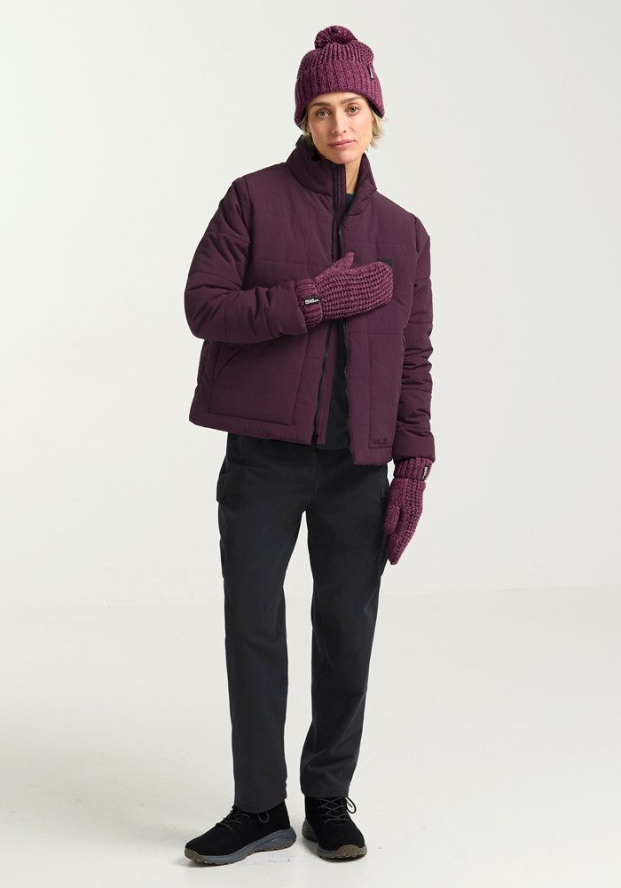 Jack Wolfskin Fäustlinge MEDLEY KNIT MITTEN W Strick-Fäustlinge, warm, mit Fleece-Futter – Bild 2 von 5