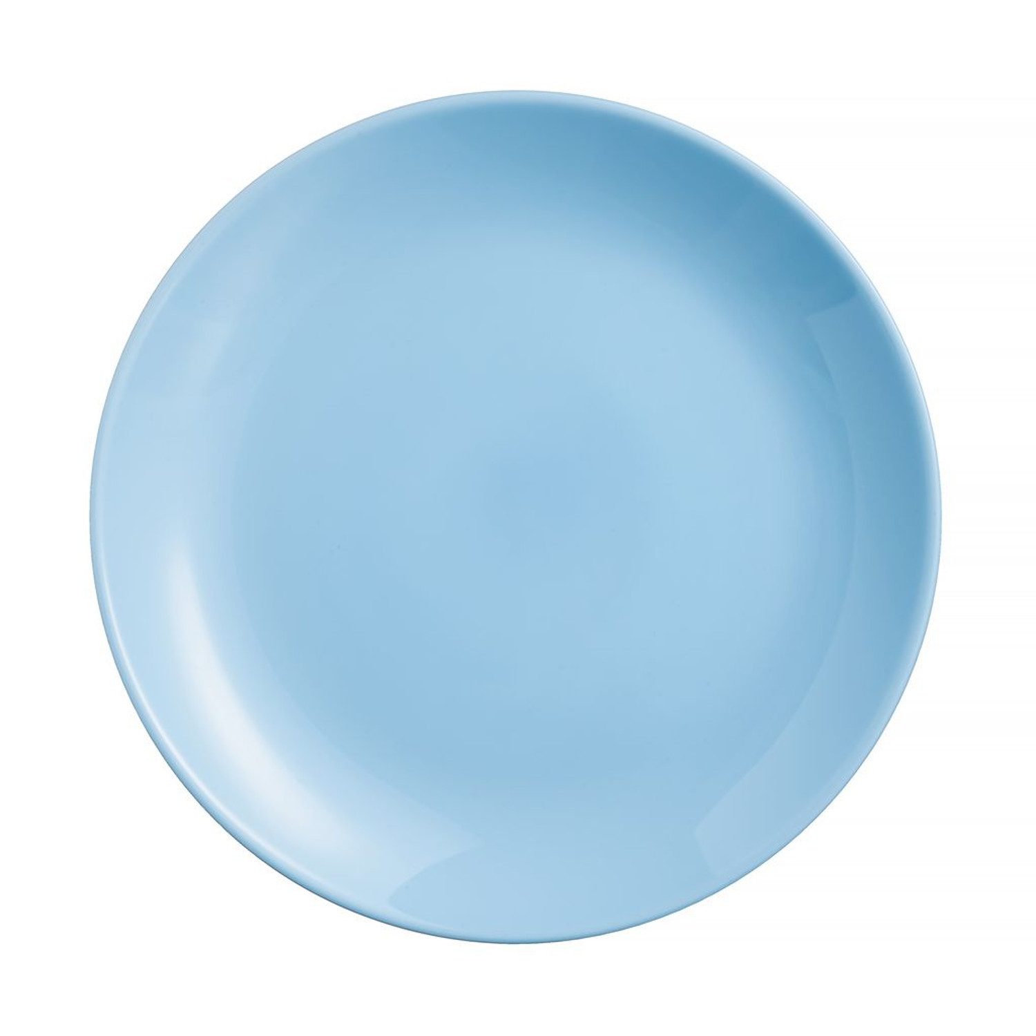 Luminarc Dessertteller Diwali Light Blue 19 cm, (1 St), Verwendung: Mikrowelle, Spülmaschine