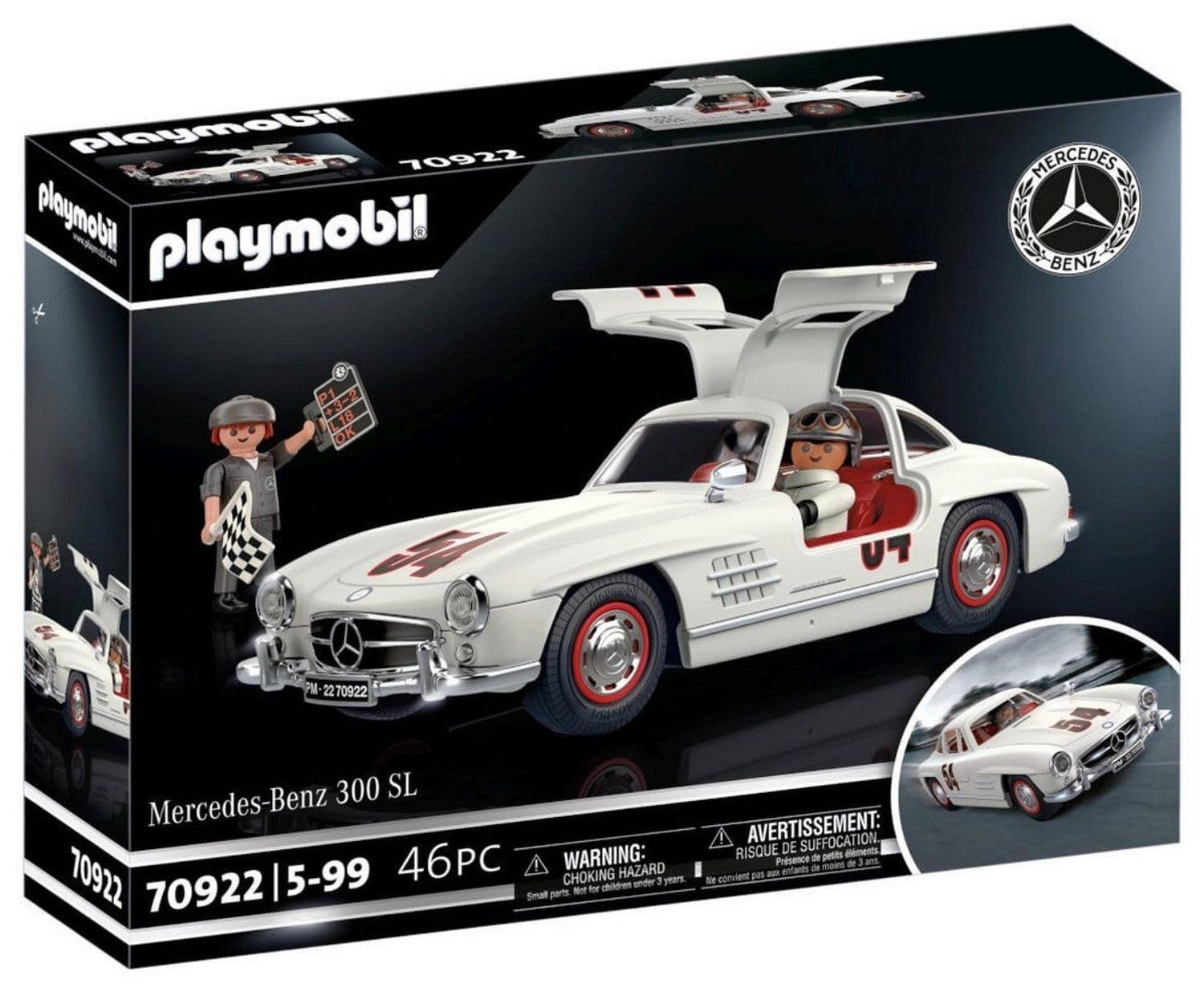 Playmobil® Mercedes Benz Mercedes-Benz 300 SL Konstruktions-Spielset, (Mercedes-Benz 300 SL), Made in Europe