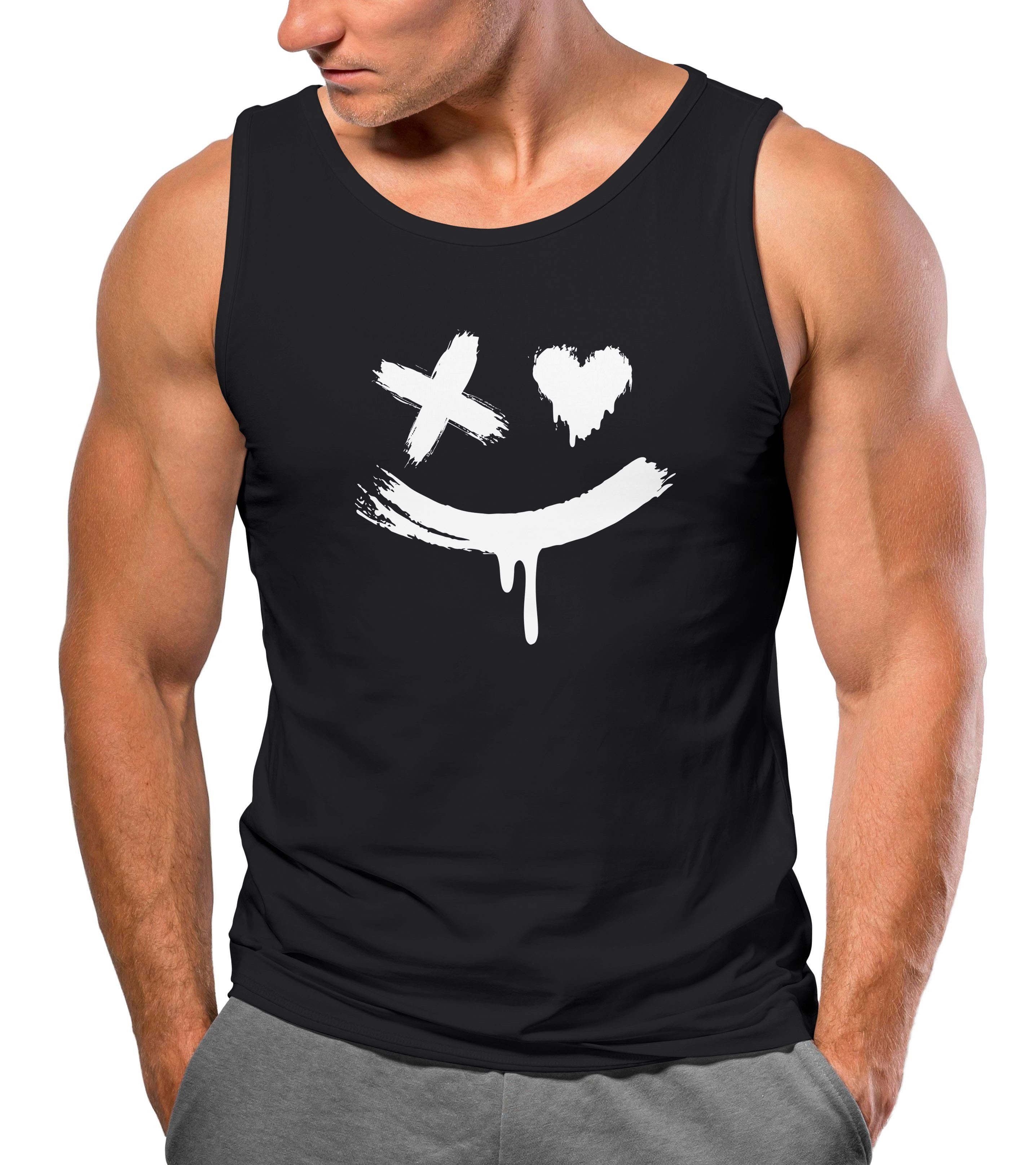 Neverless Tanktop Herren Tank-Top mit Print günstig online kaufen