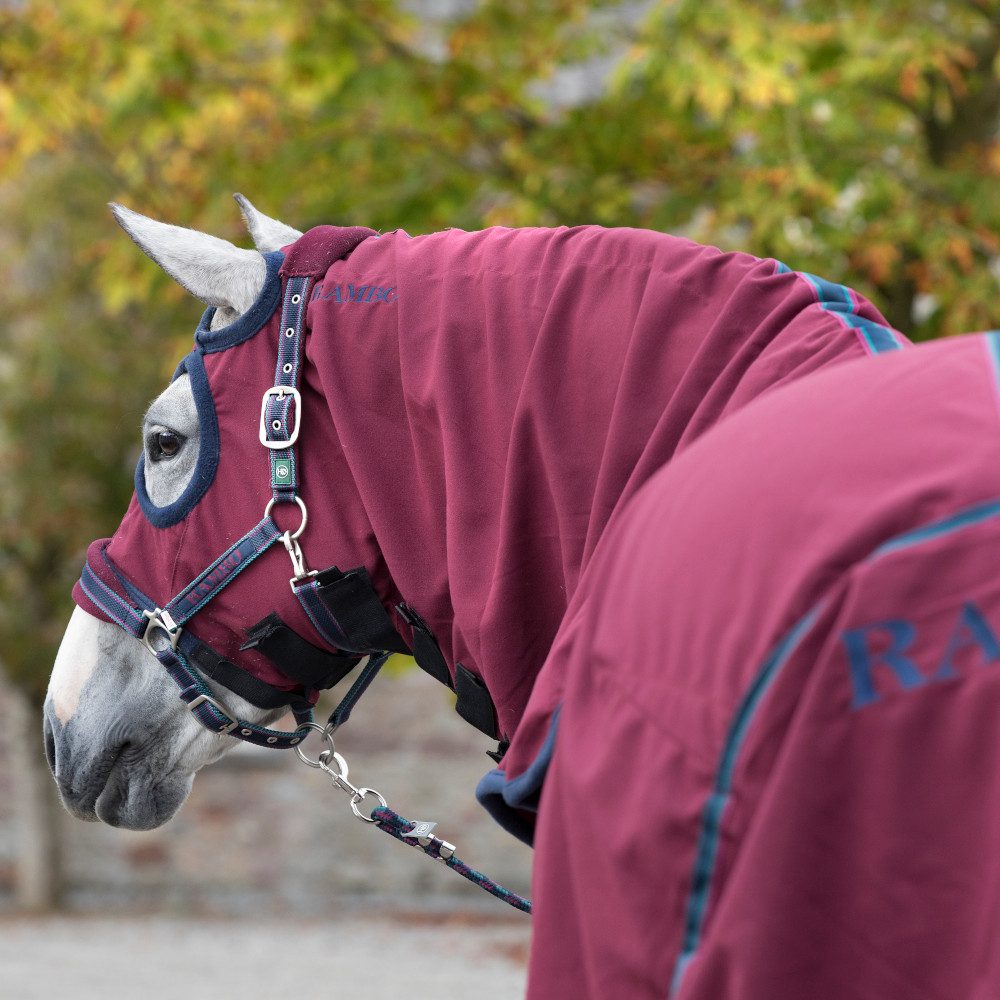 Horseware Pferde-Abschwitzdecke Horseware Rambo Show Set Sheet - Burgundy