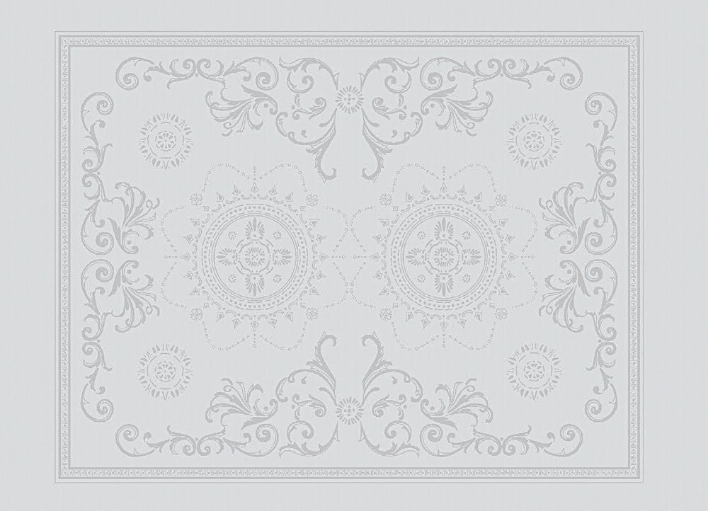 Garnier Thiebaut Platzset Tischsets (2x Set) Eloise Diamant 39x54 cm, (Set, 2-St), fleckabweisend